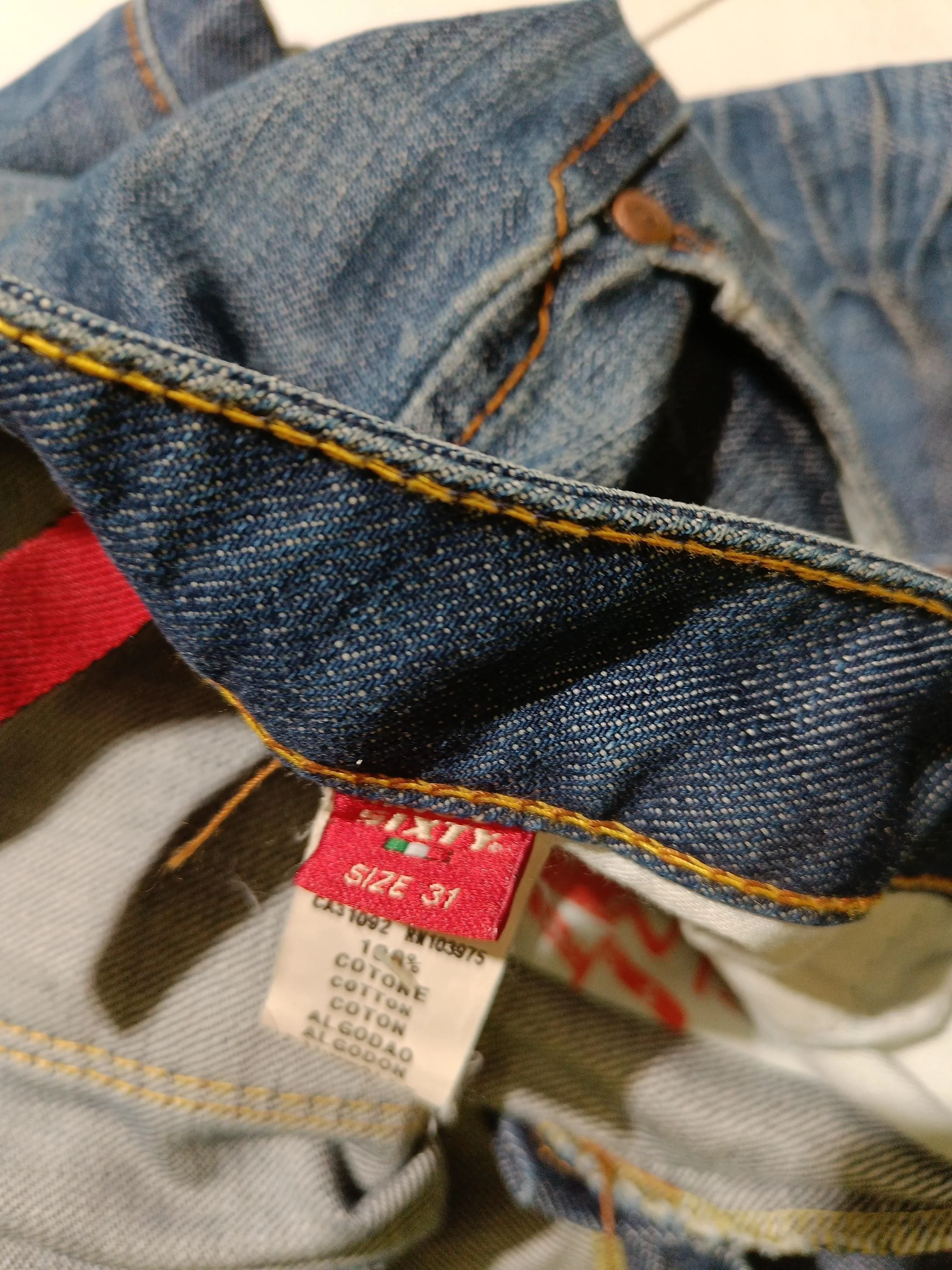Sixty Women's Jeans W 31 in Blue 100% Cotton Straight - Image 8