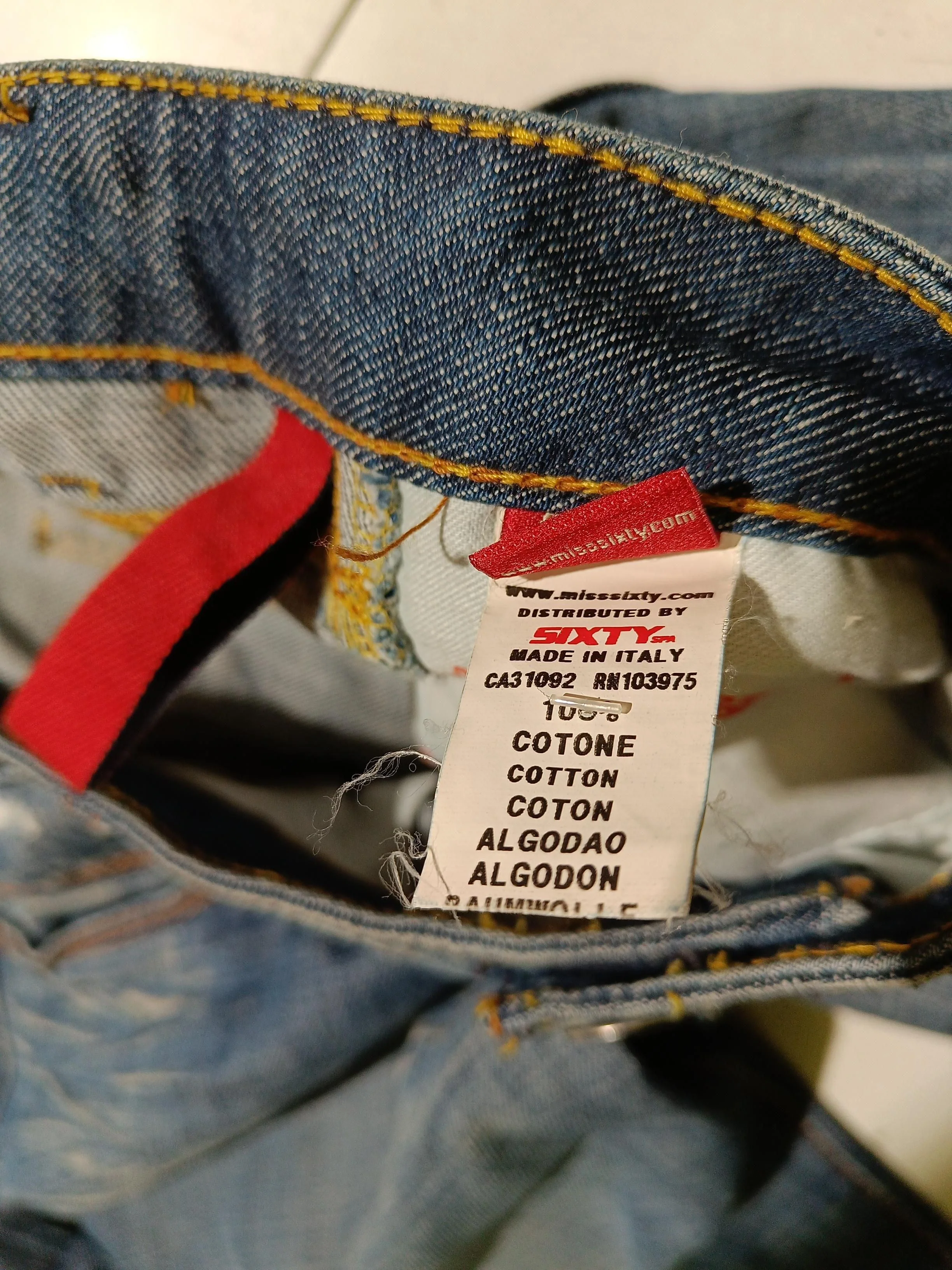 Sixty Women's Jeans W 31 in Blue 100% Cotton Straight - Image 9