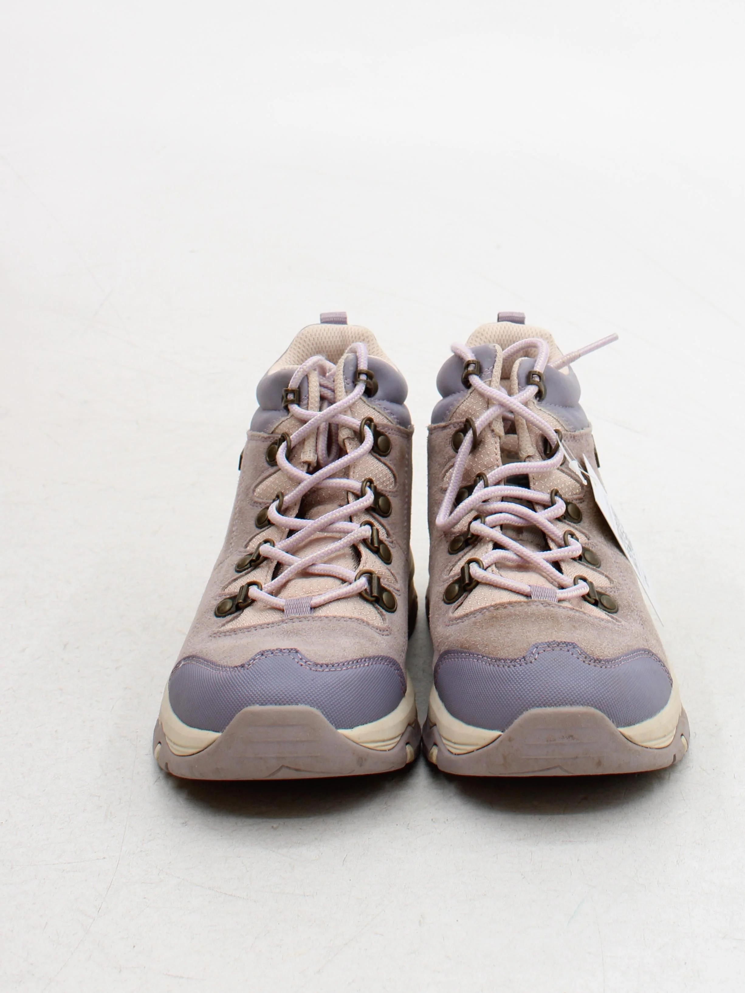 Skechers Women's Boots UK 4.5 Tan 100% Suede Combat - Image 2