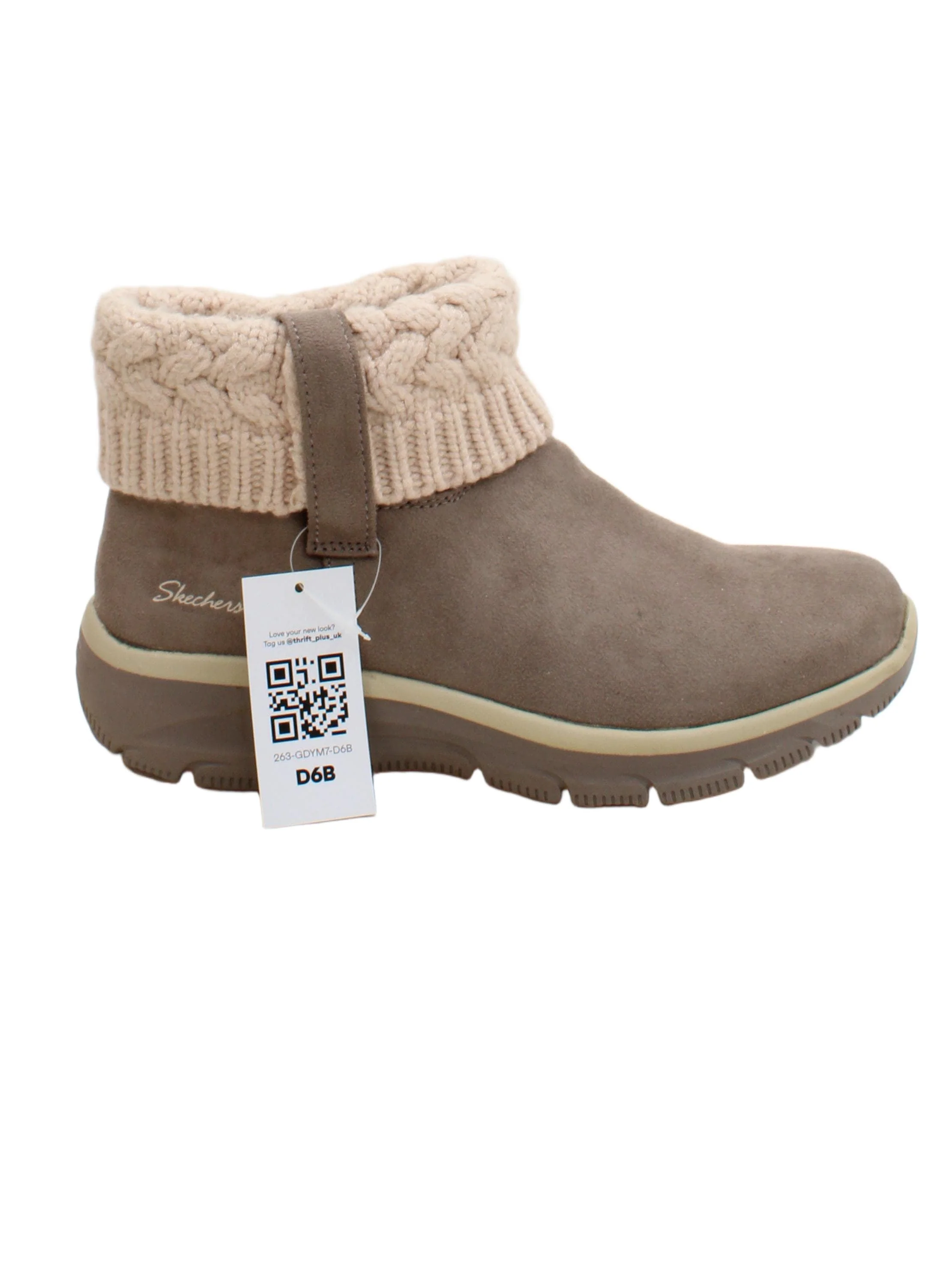Skechers Women's Boots UK 5.5 Brown Suede with Other Platform