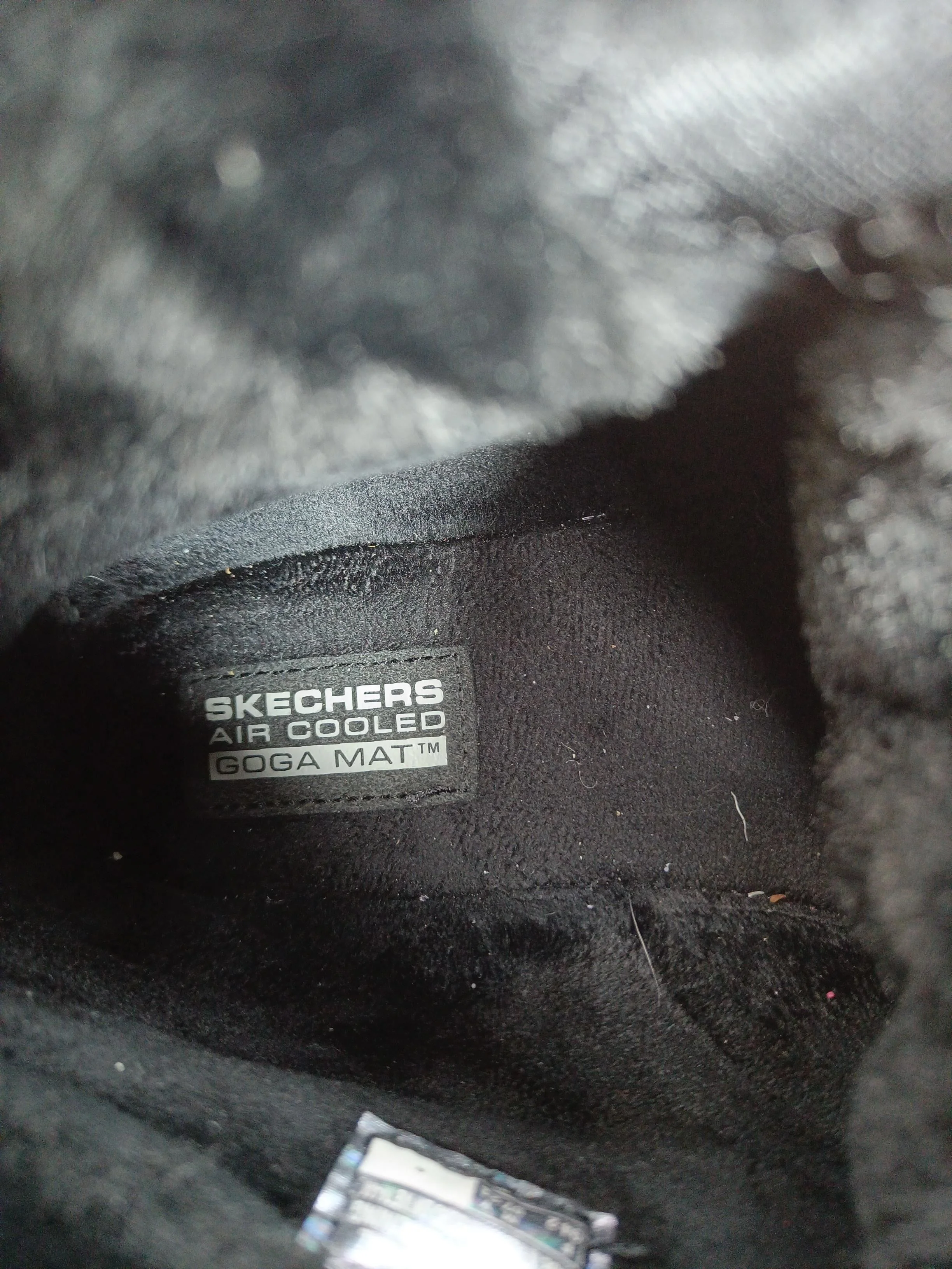 Skechers Women's Boots UK 8 Black Suede with Faux Fur Combat - Image 8