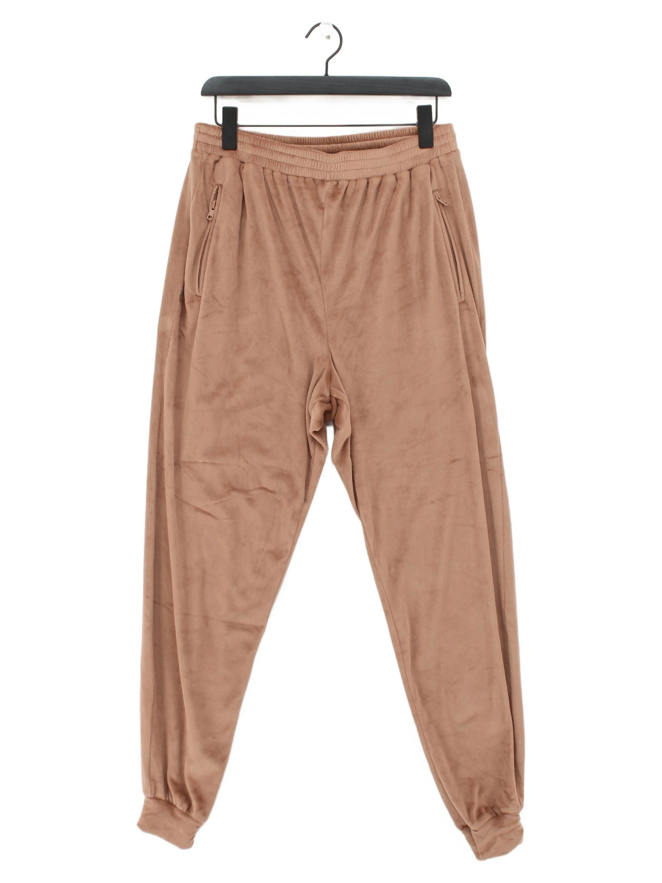 Skims Men's Sports Bottoms M Tan Polyester with Spandex Sweatpants
