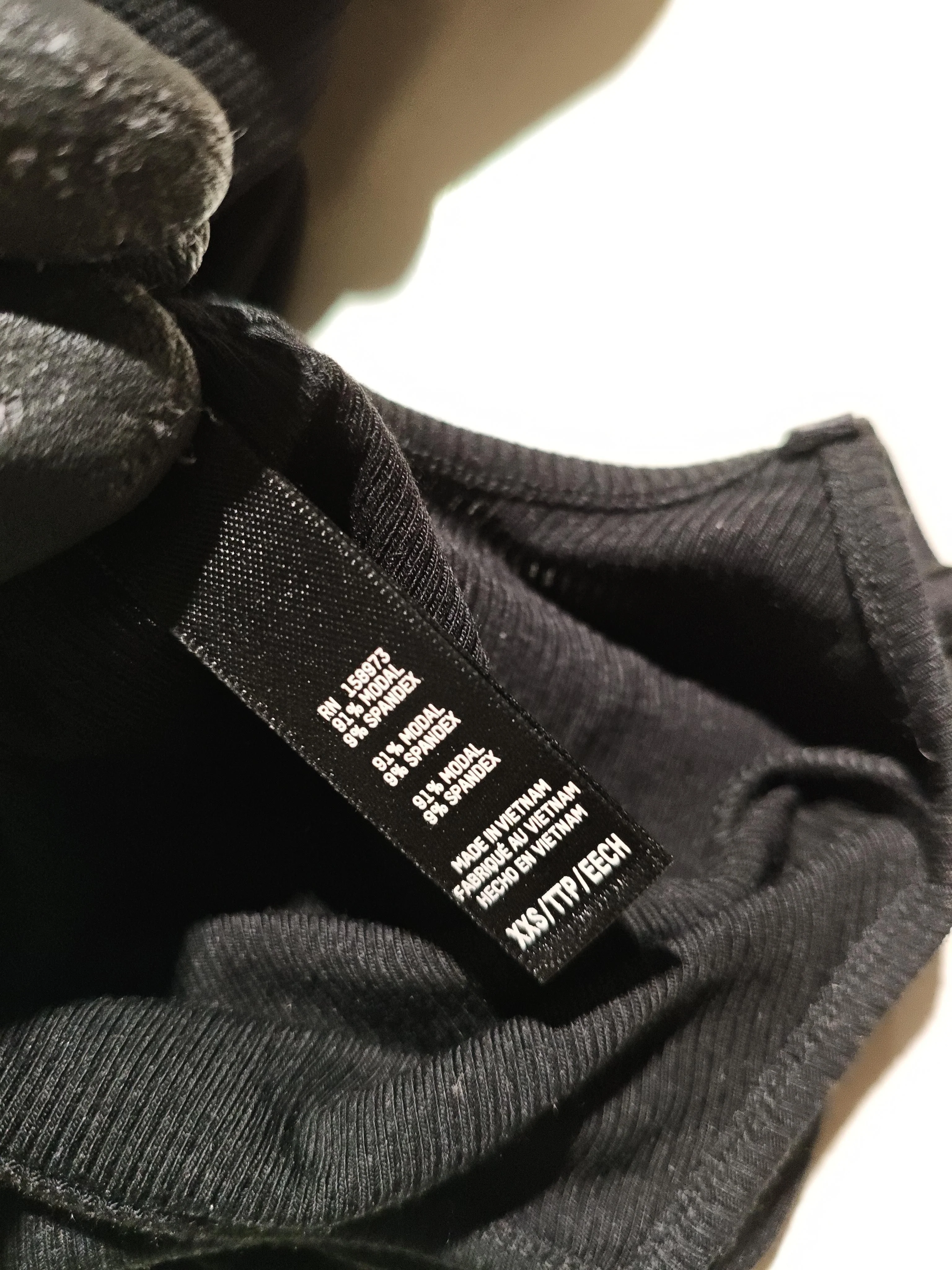 Skims Slip Maxi Dress XXS in Black - Image 6