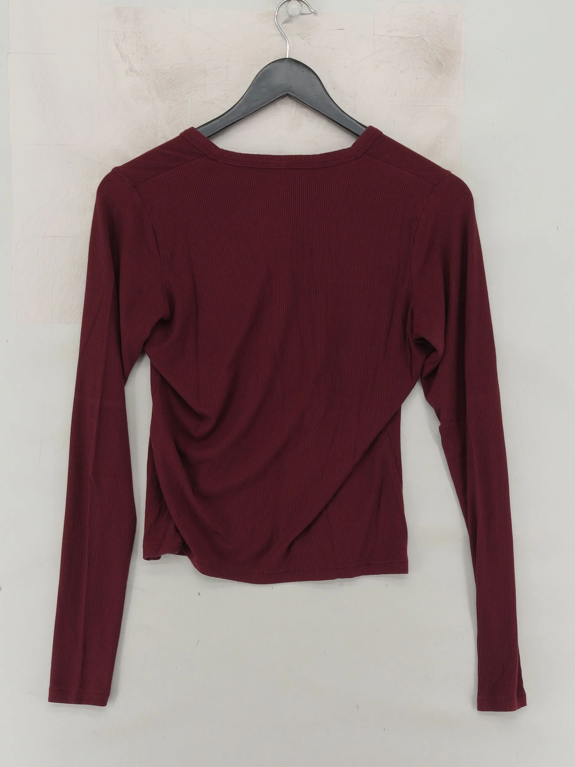 Skims Women's Cardigan L Red Lyocell Modal with Elastane V-Neck Cardigan - Image 2