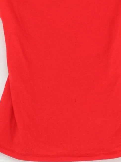 Skims Women's T-Shirt XXS Red Polyamide with Elastane Basic New with tags - Image 4