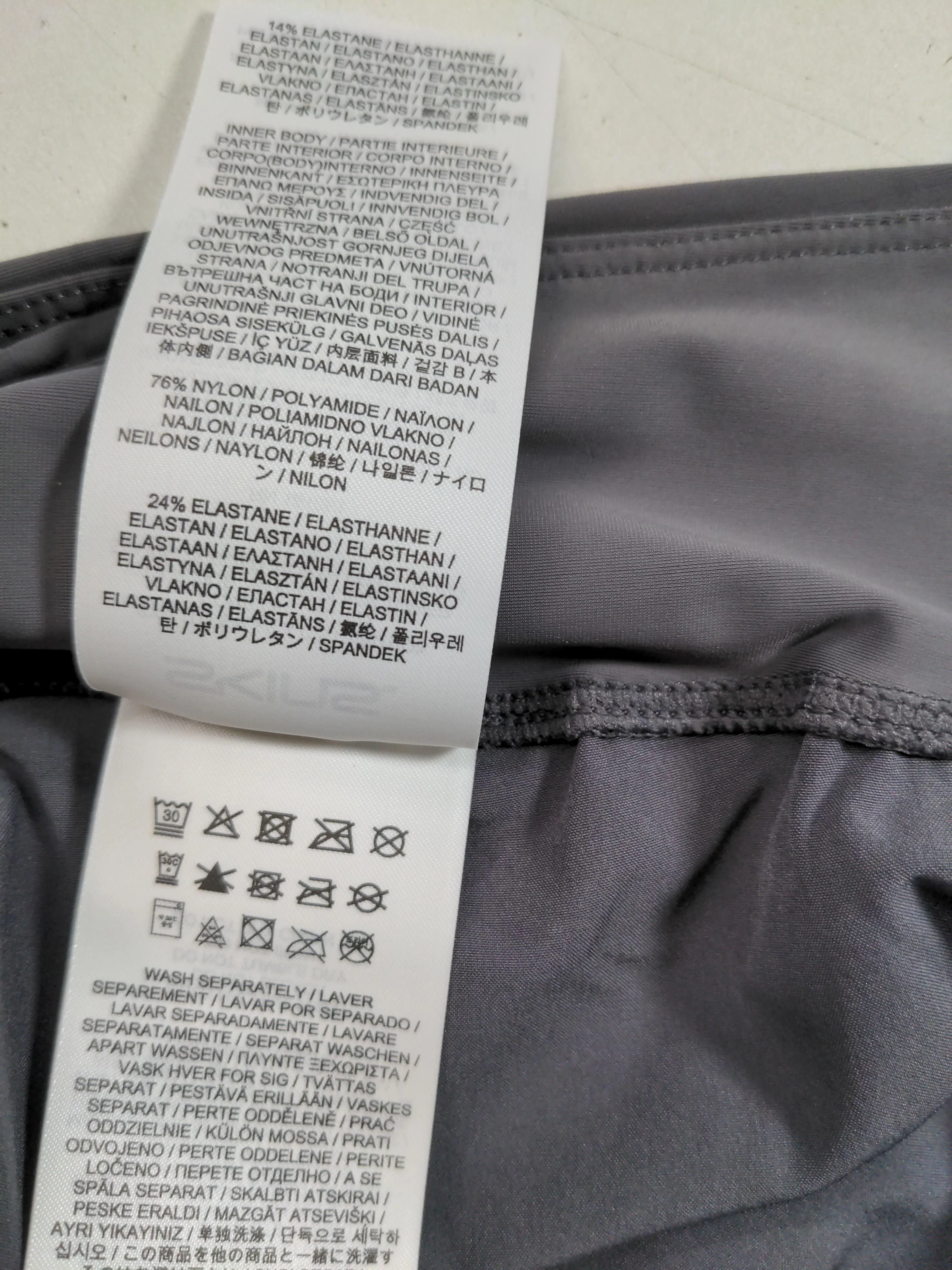 Skins Women's Sports Bottoms M Grey Nylon with Elastane Sweatpants - Image 6