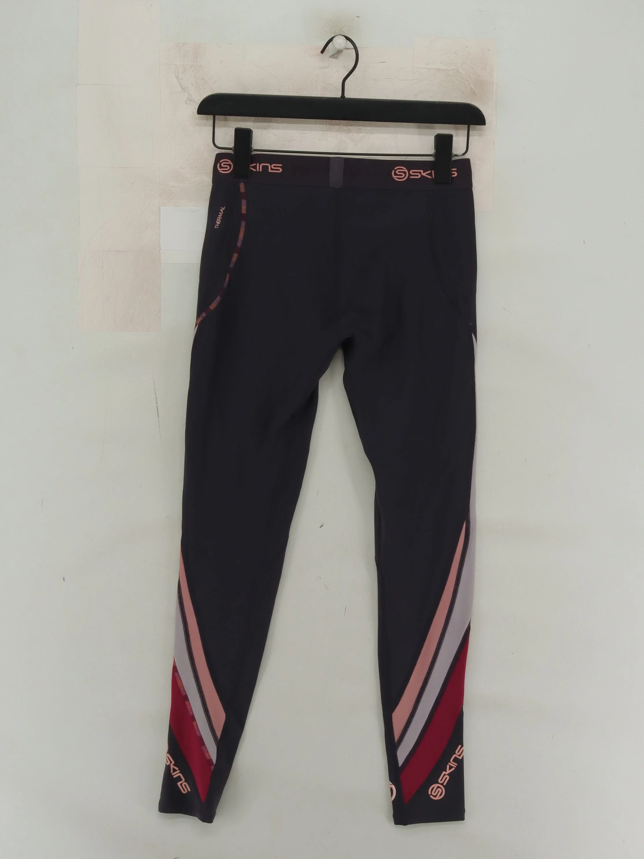 Skins Women's Sports Bottoms S Black Nylon with Elastane Sweatpants - Image 2