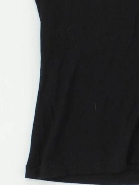 Skins Women's T-Shirt L Black Cotton with Elastane Sleeveless V-Neck Basic - Image 4