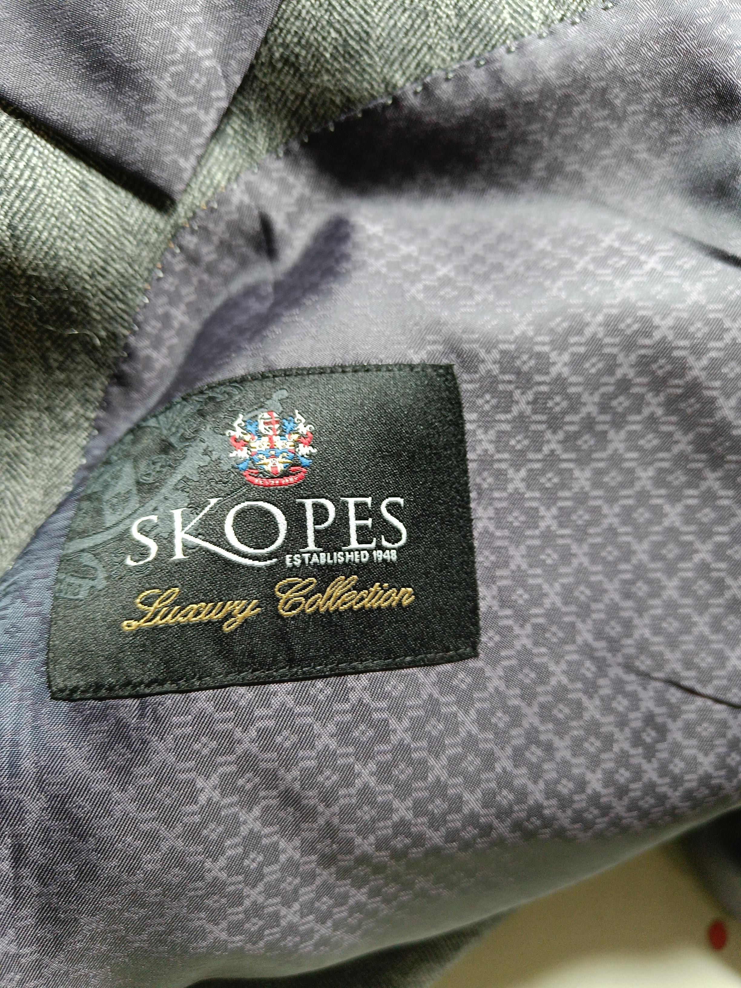 Skopes Men's Blazer Chest: 46 in Grey Wool with Polyester Overcoat New with tags - Image 6