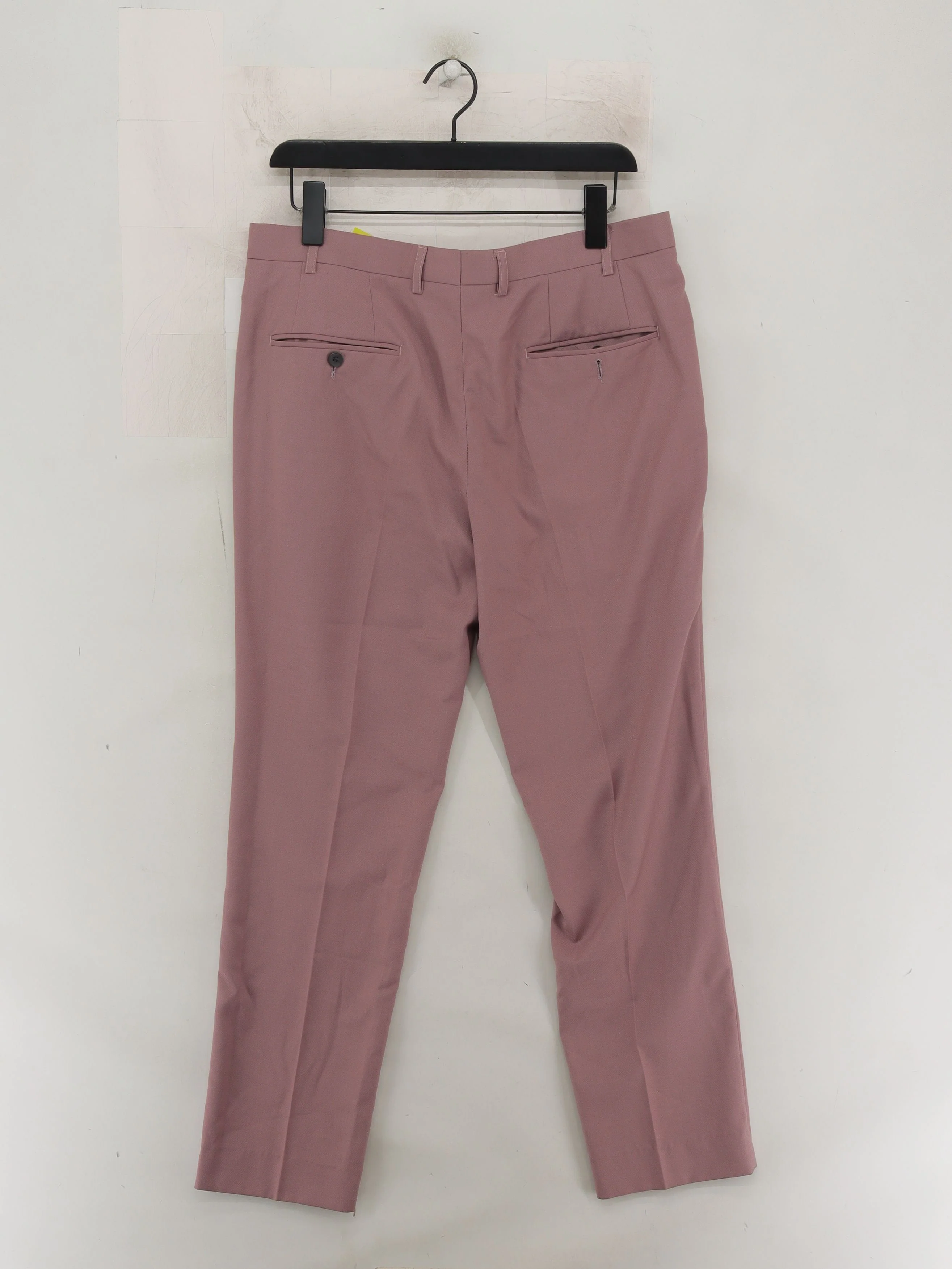 Skopes Men's Suit Trousers W 34 in Pink Polyester with Viscose Dress Pants - Image 2