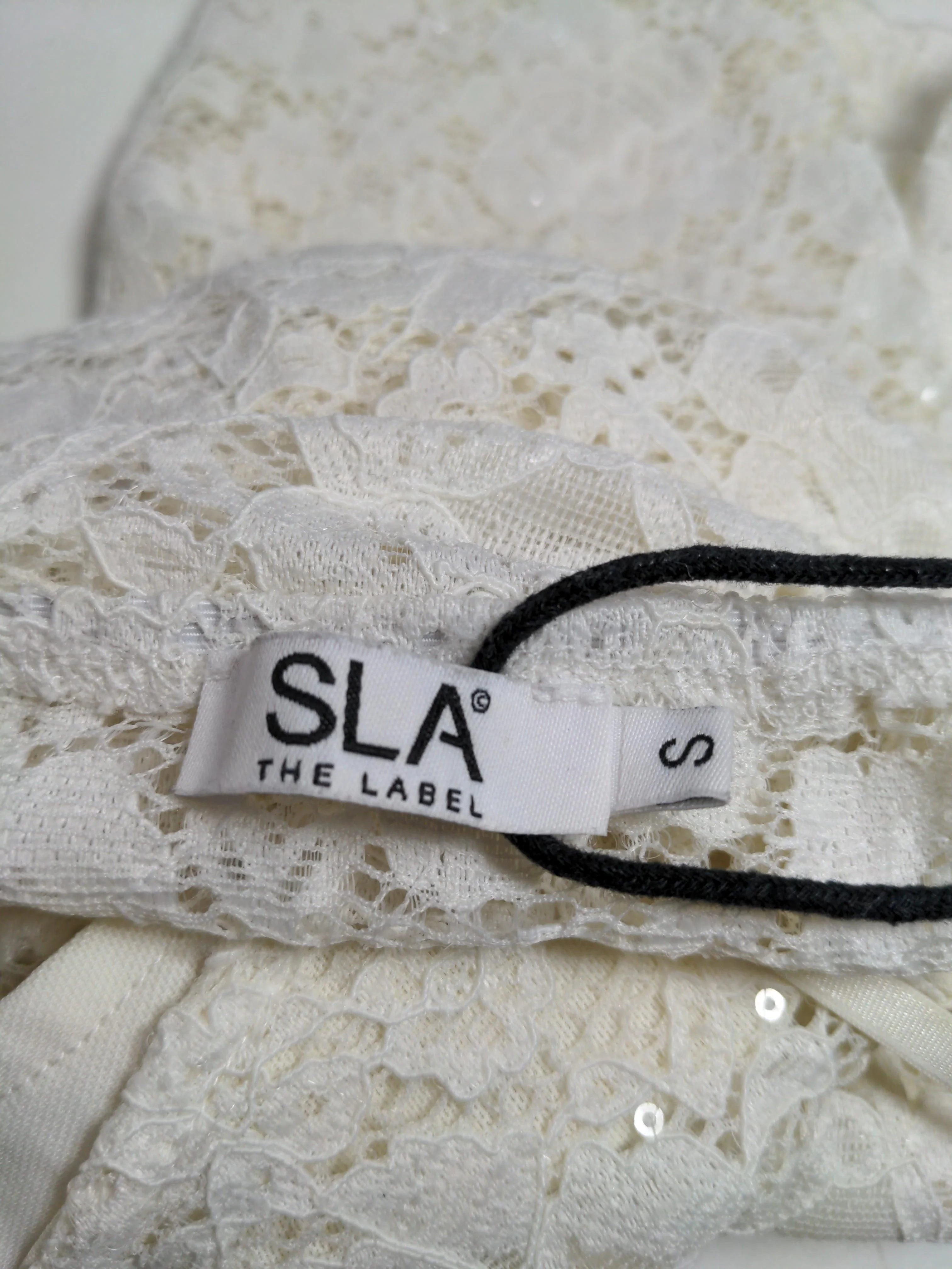 Sla The Label Mini Dress S in White - Image 5