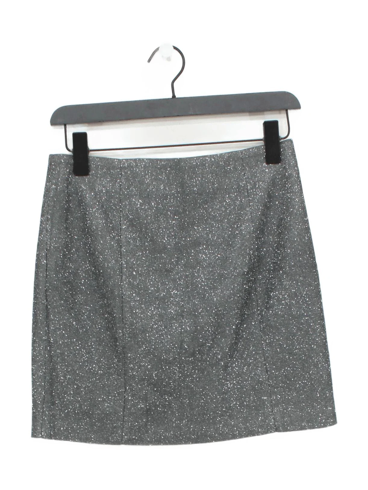 Sla The Label Women's Mini Skirt S Grey 100% Polyester Short Mini