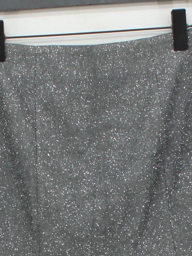 Sla The Label Women's Mini Skirt S Grey 100% Polyester Short Mini - Image 3