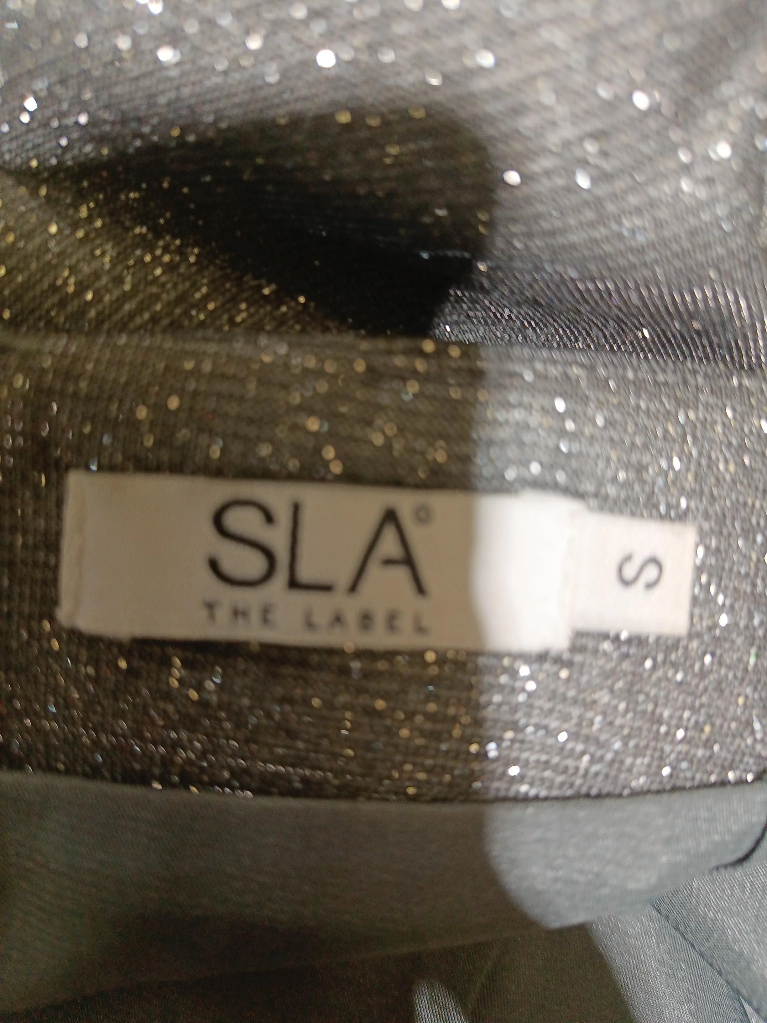 Sla The Label Women's Mini Skirt S Grey 100% Polyester Short Mini - Image 5