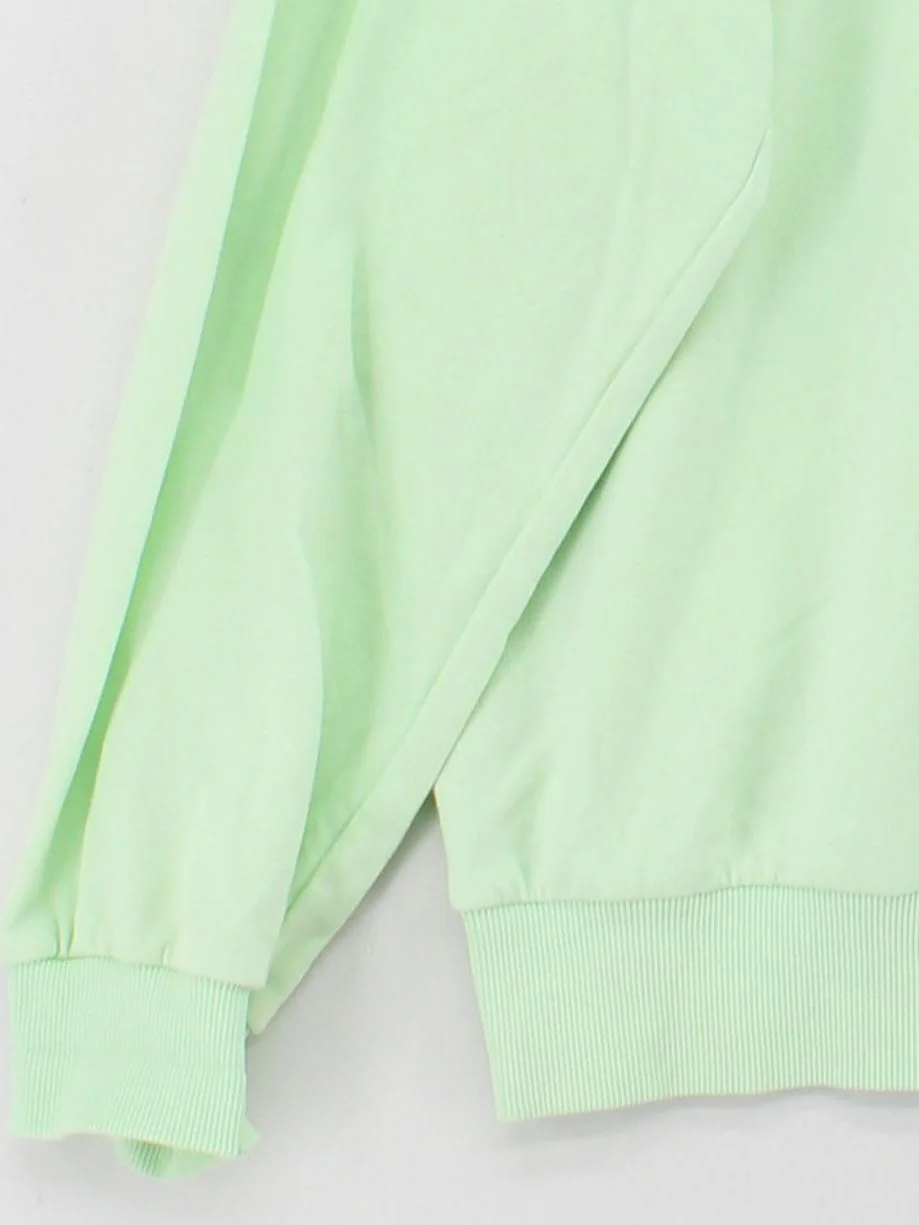 Sleeper Women's Hoodie L Green Cotton with Polyester Pullover - Image 4