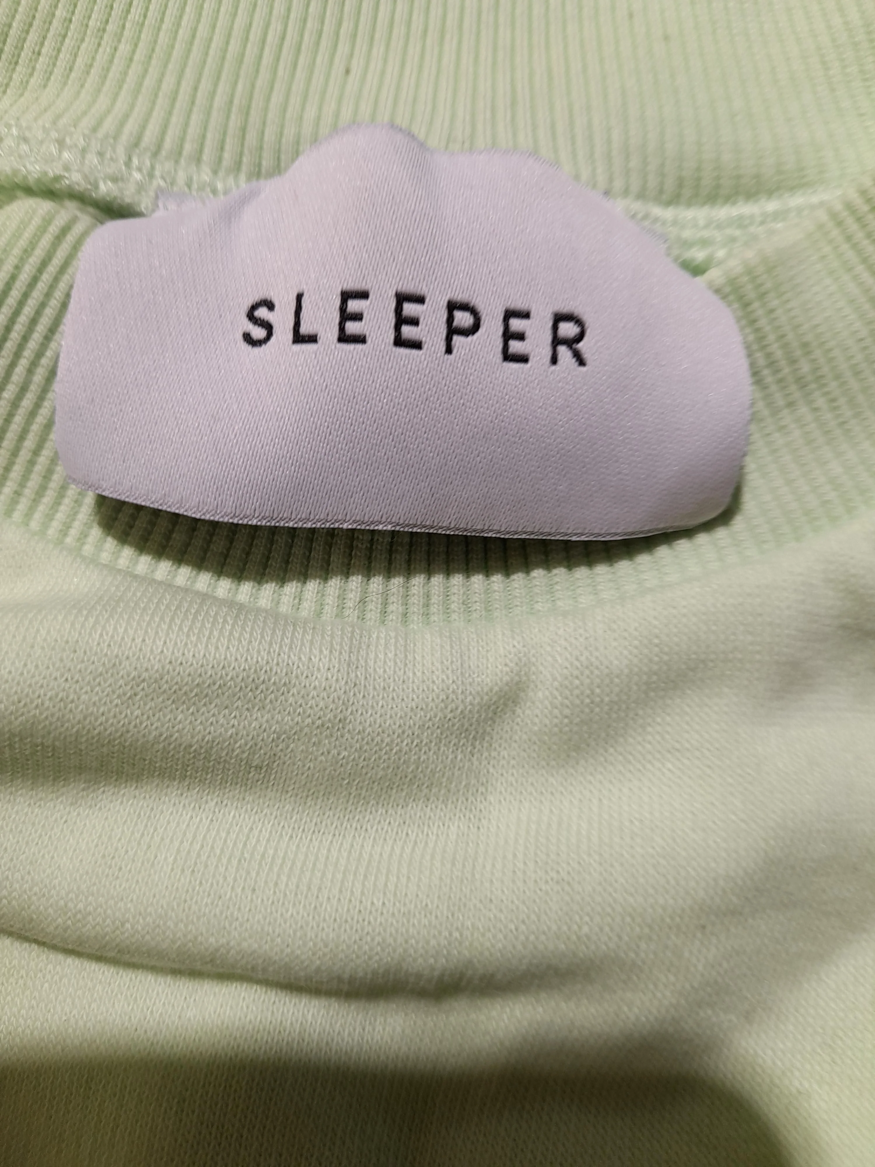 Sleeper Women's Hoodie L Green Cotton with Polyester Pullover - Image 6