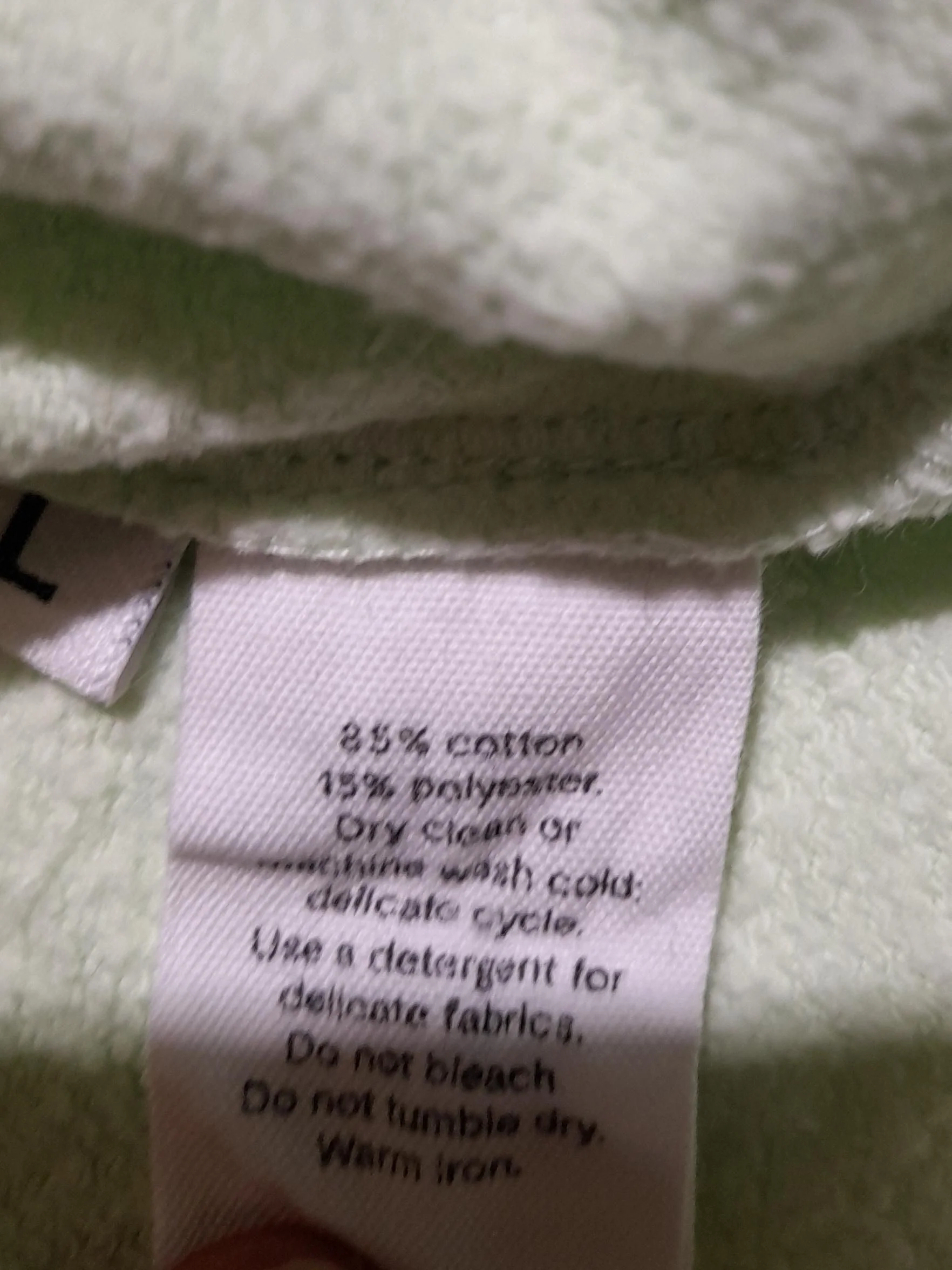 Sleeper Women's Hoodie L Green Cotton with Polyester Pullover - Image 7