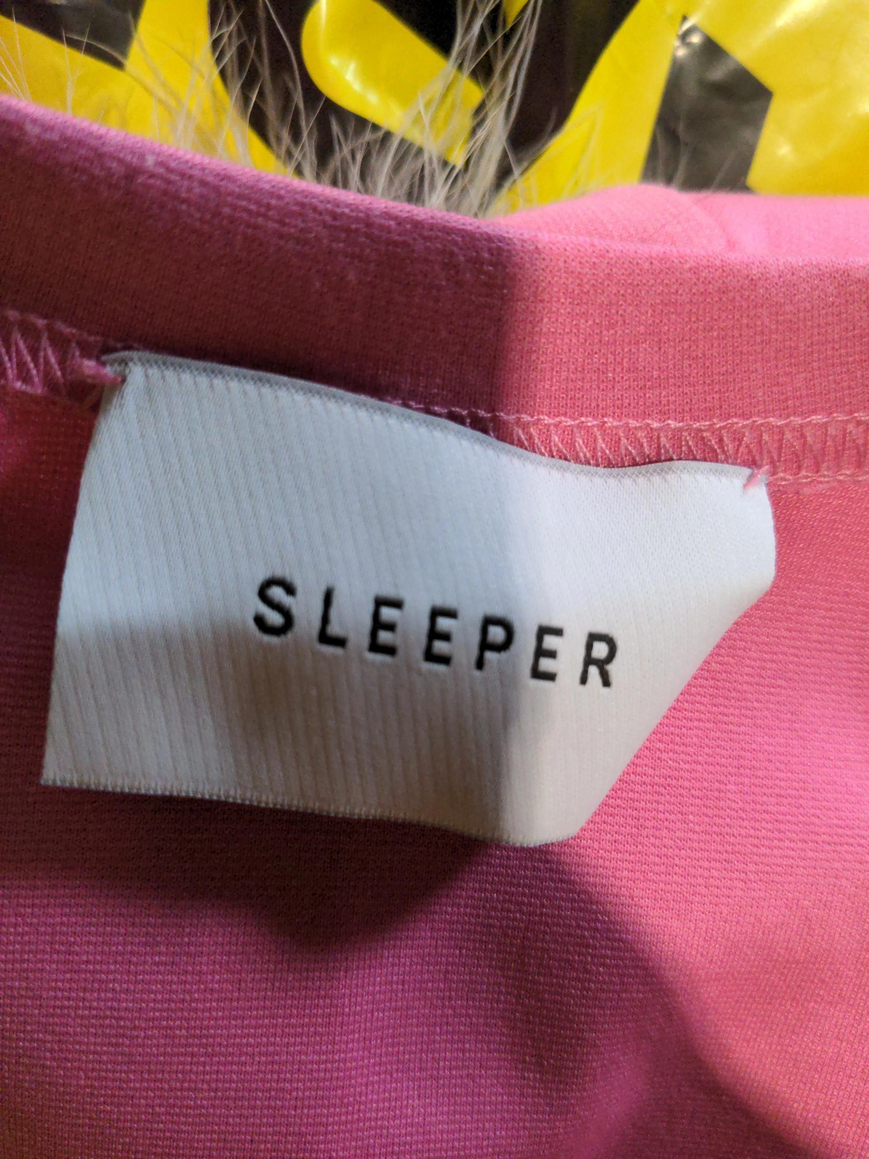 Sleeper Women's Top M Pink 100% Other Long Sleeve Square Neck Basic - Image 5