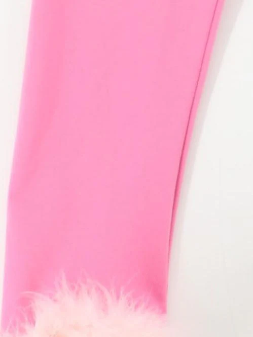 Sleeper Women's Trousers M Pink 100% Other Tapered Sweatpants - Image 4
