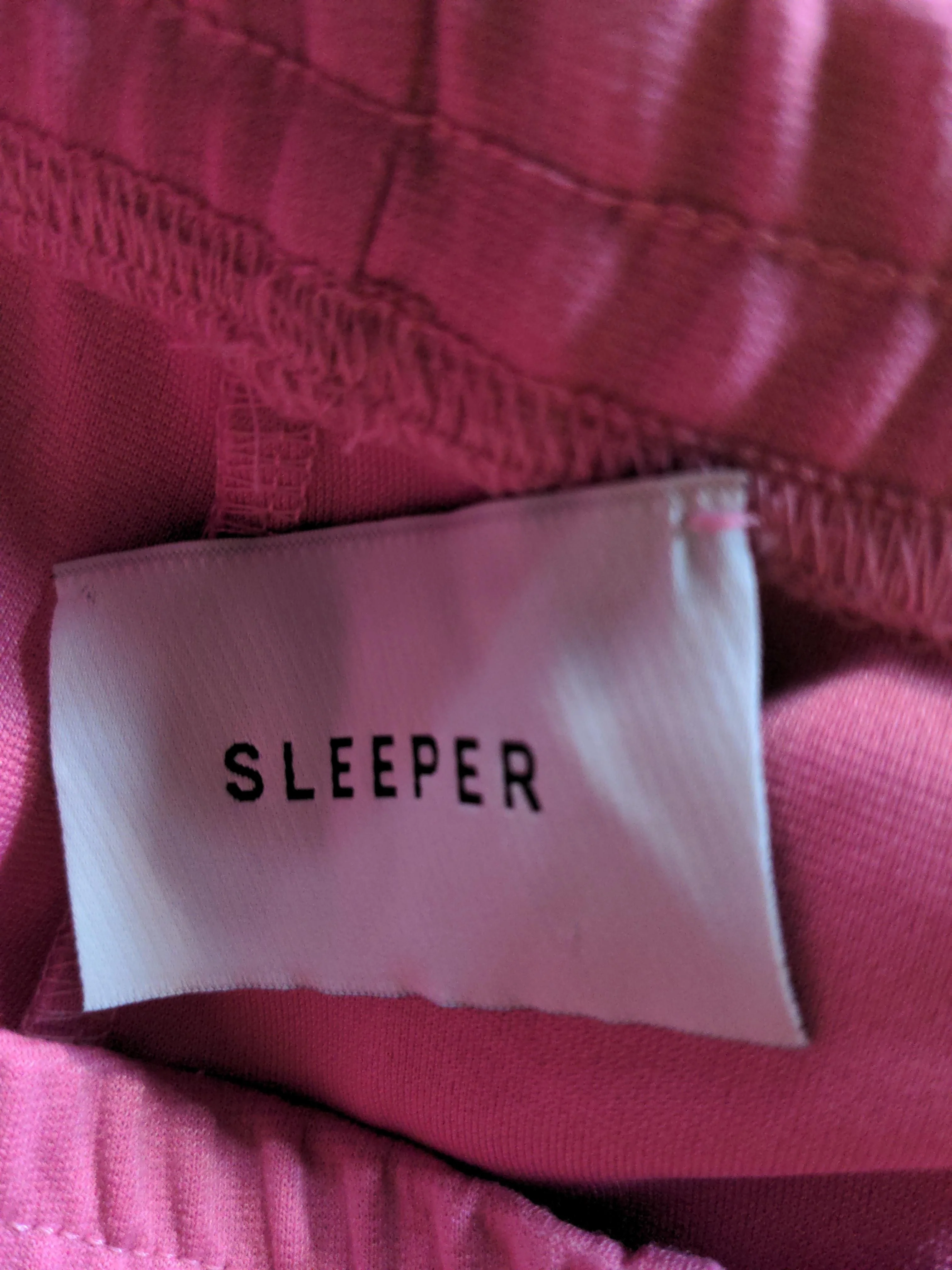 Sleeper Women's Trousers M Pink 100% Other Tapered Sweatpants - Image 5