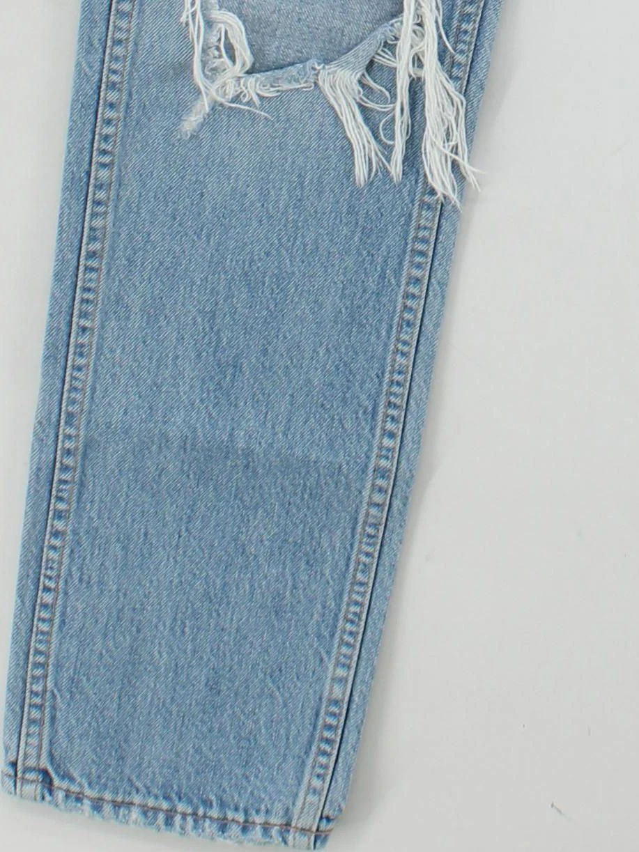 Slvrlake Women's Jeans W 28 in Blue 100% Cotton Straight - Image 4