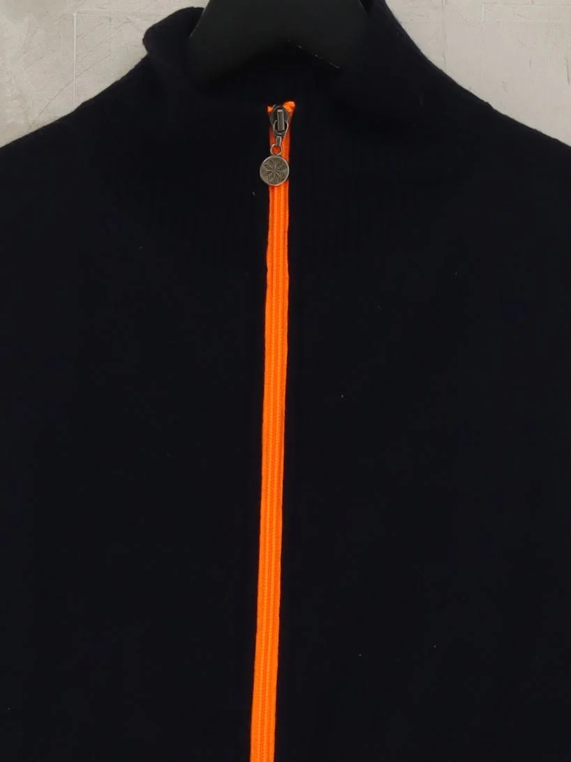 Snow Finel Men's Coat S Blue 100% Wool Overcoat - Image 3