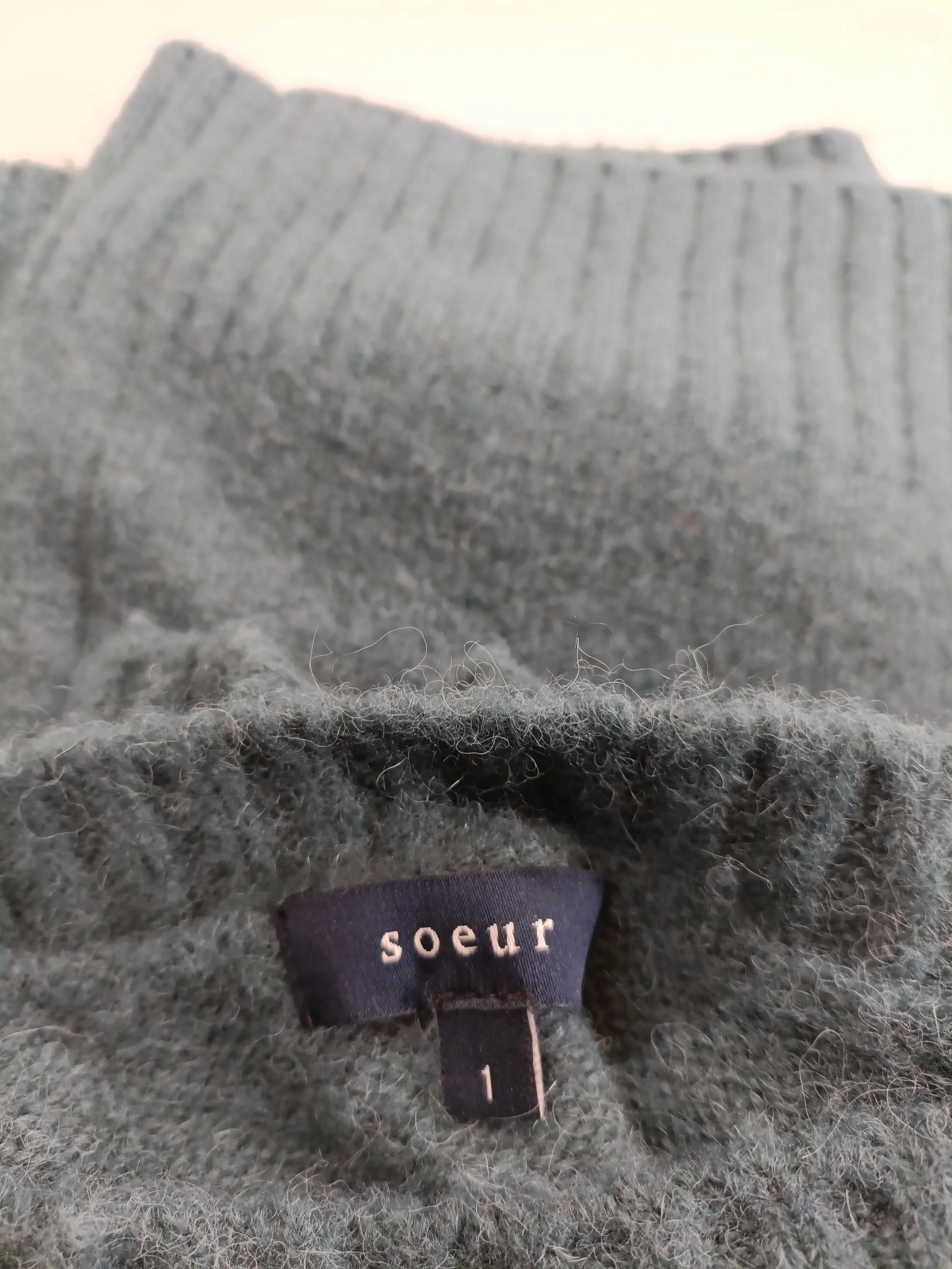 Soeur Women's Jumper S Green Polyamide with Acrylic, Other, Wool, Elastane Vest - Image 6