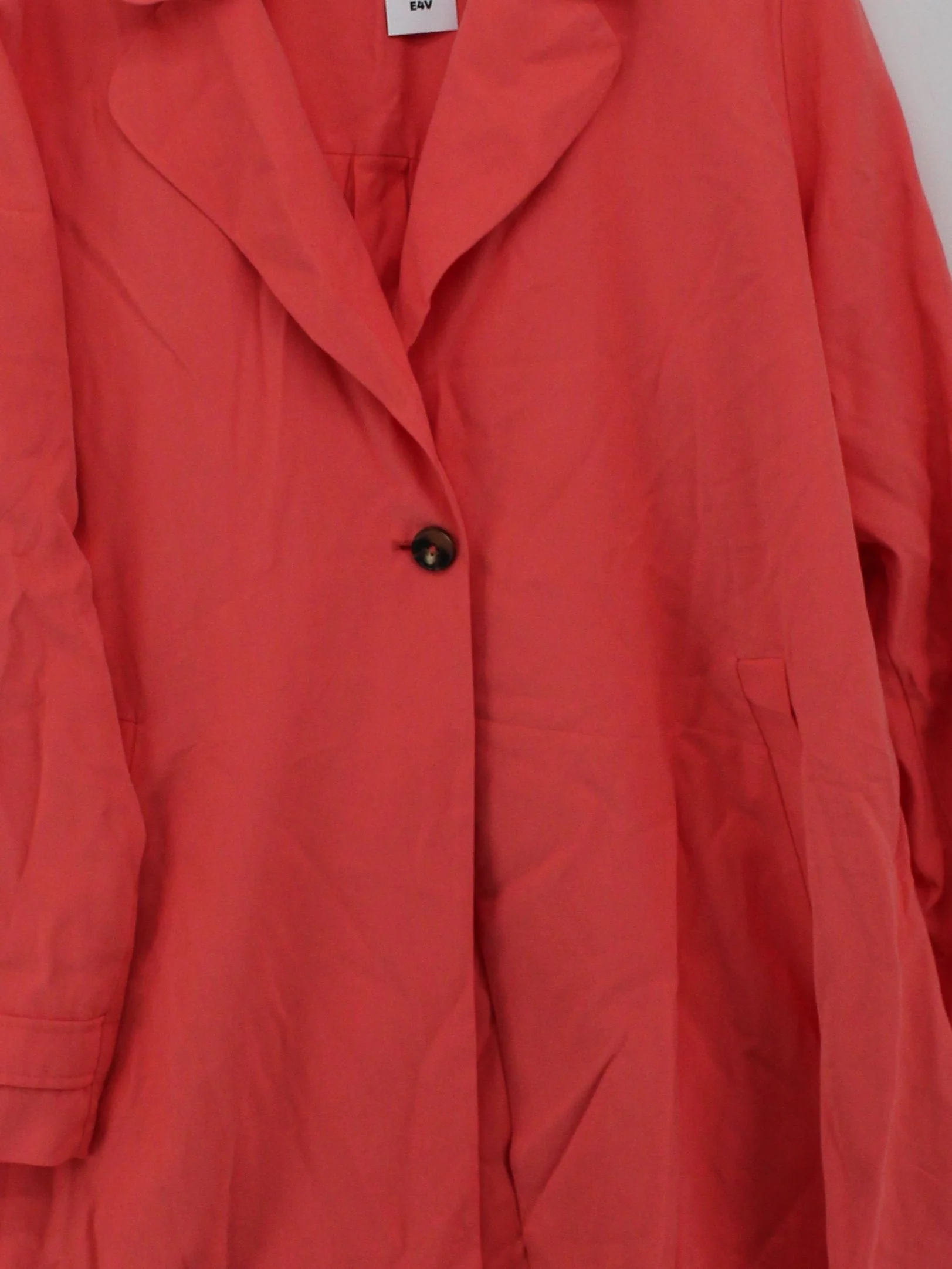Soft Surroundings Women's Coat L Pink Rayon with Polyester Trench Coat - Image 3