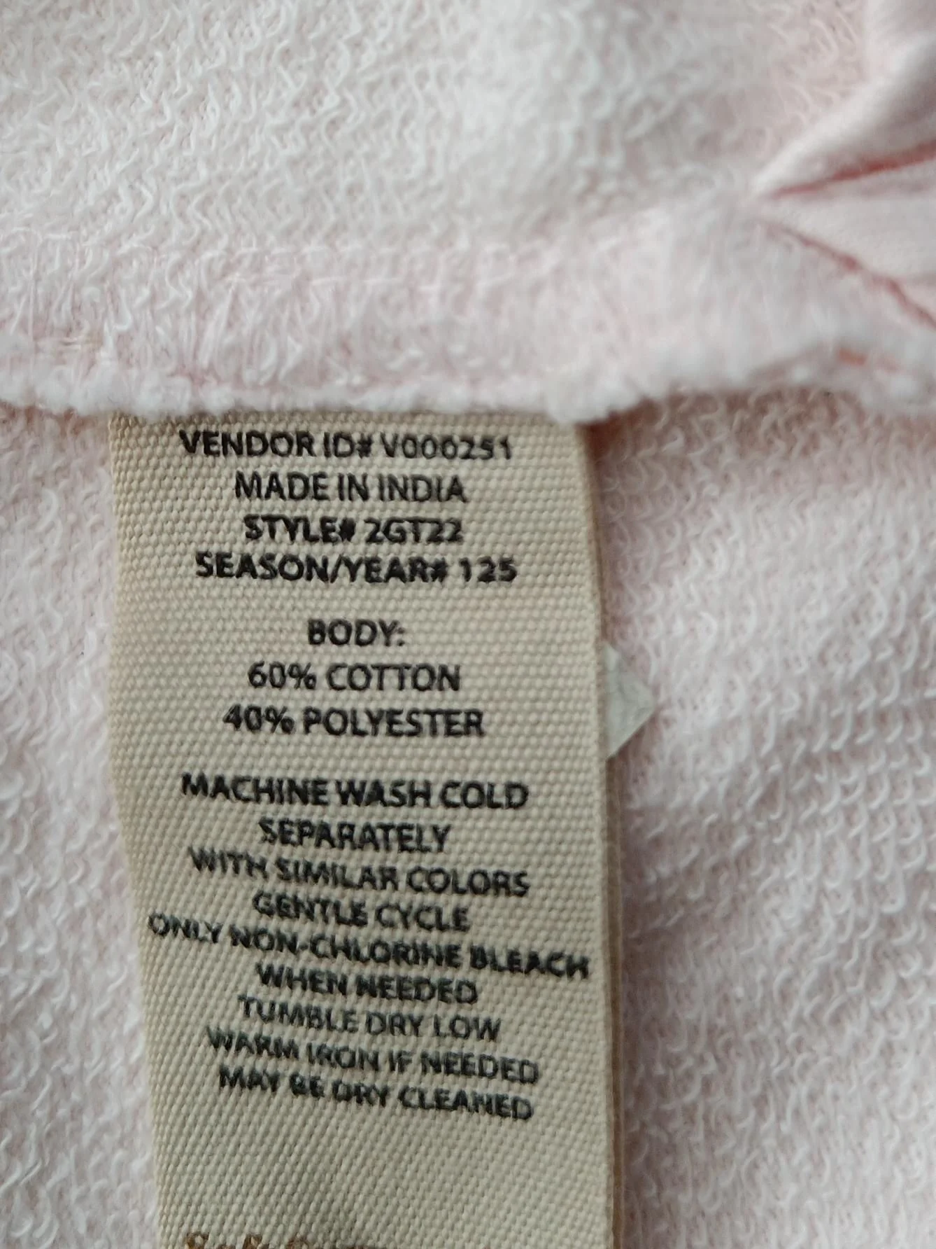Soft Surroundings Women's Top M Pink Cotton with Polyester Basic - Image 6