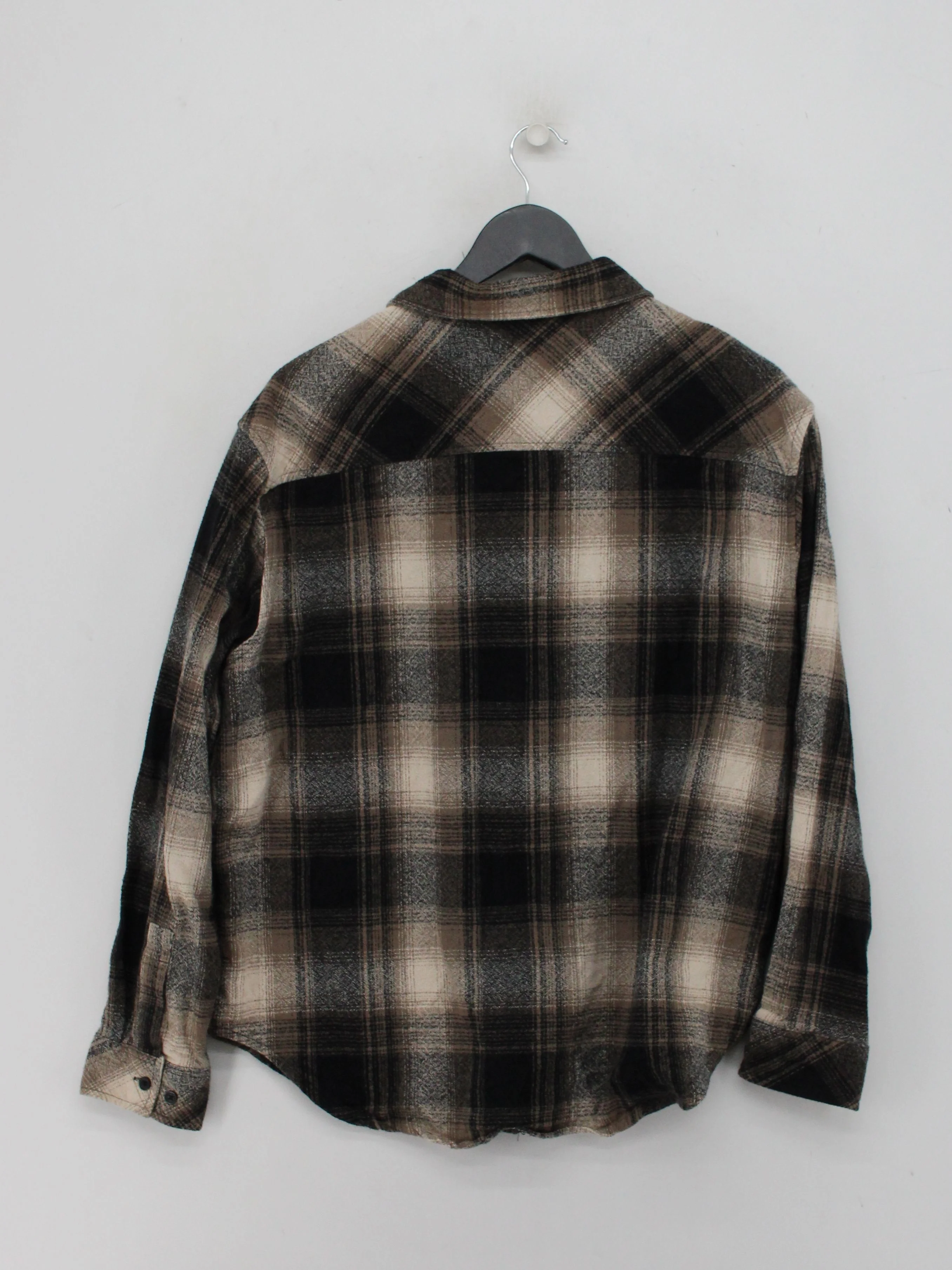 Solid Men's Shirt M Multi Checkered 100% Cotton Basic - Image 2