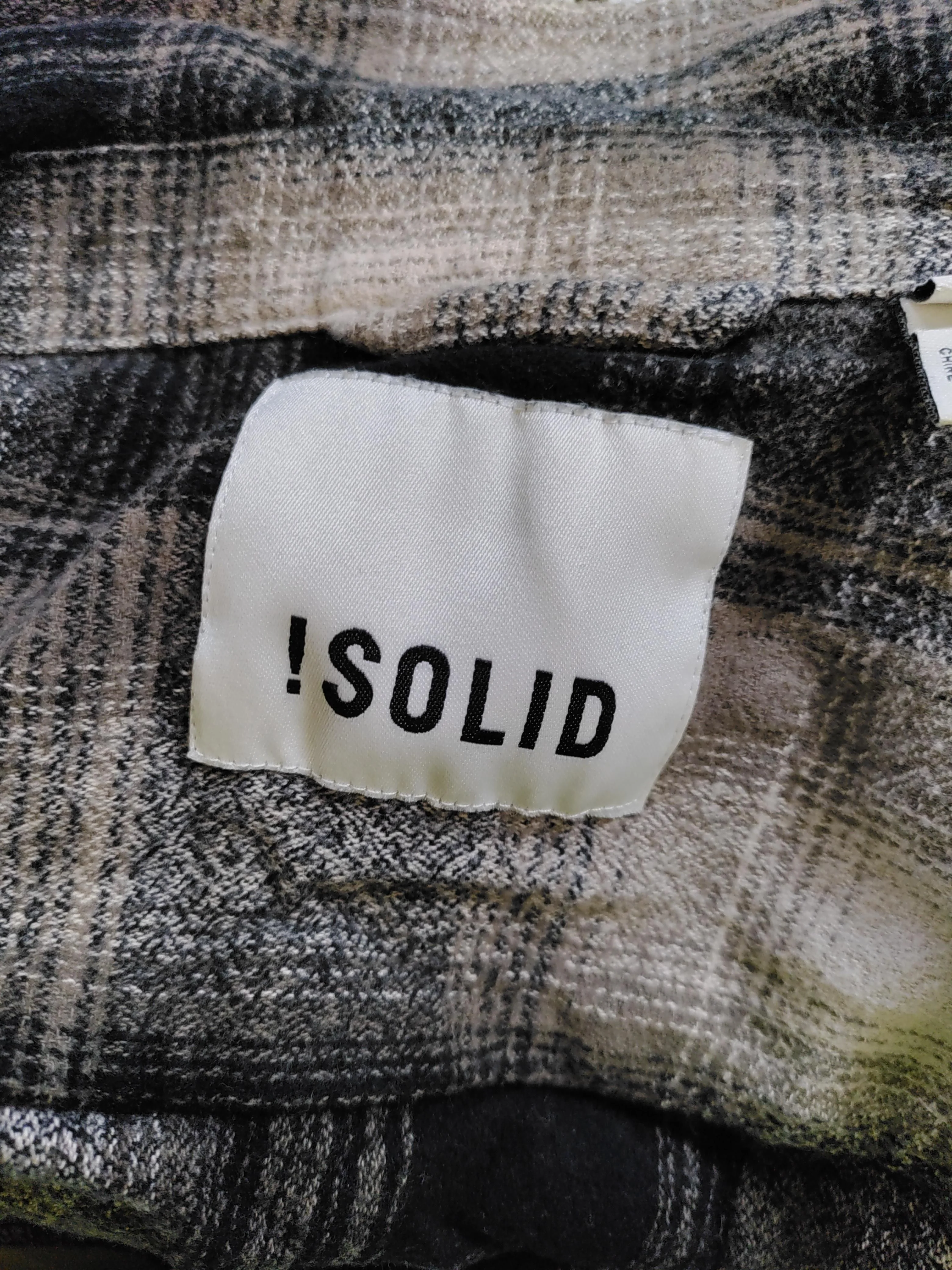 Solid Men's Shirt M Multi Checkered 100% Cotton Basic - Image 5