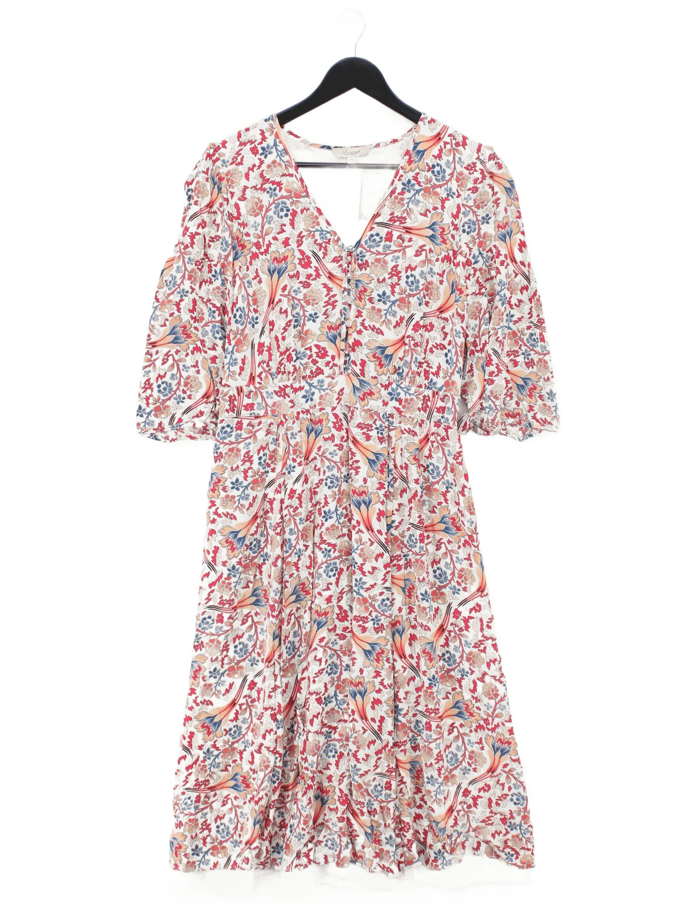 Somerset by Alice Temperley Shirt Midi Dress UK12 in Multi