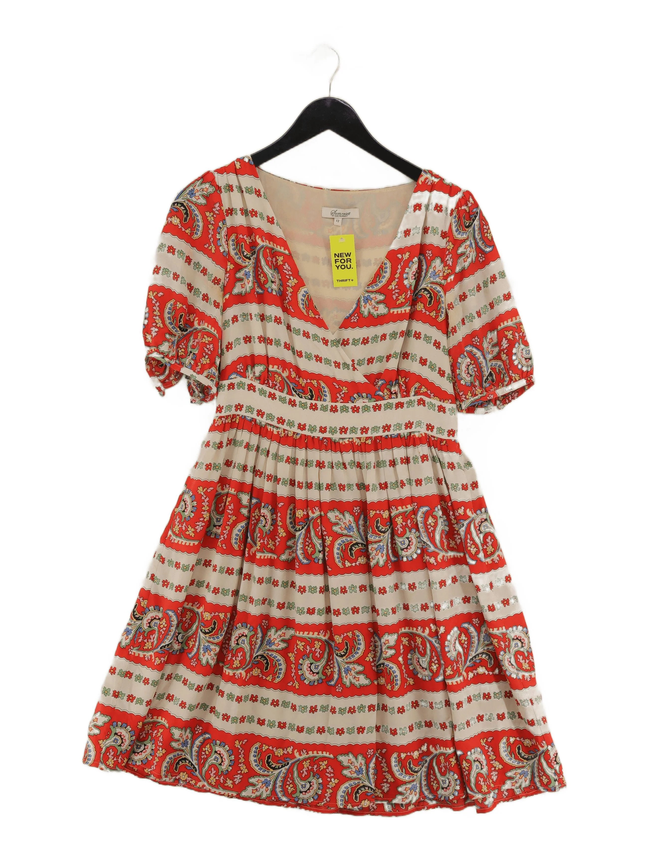 Somerset by Alice Temperley Skater Mini Dress UK12 in Red