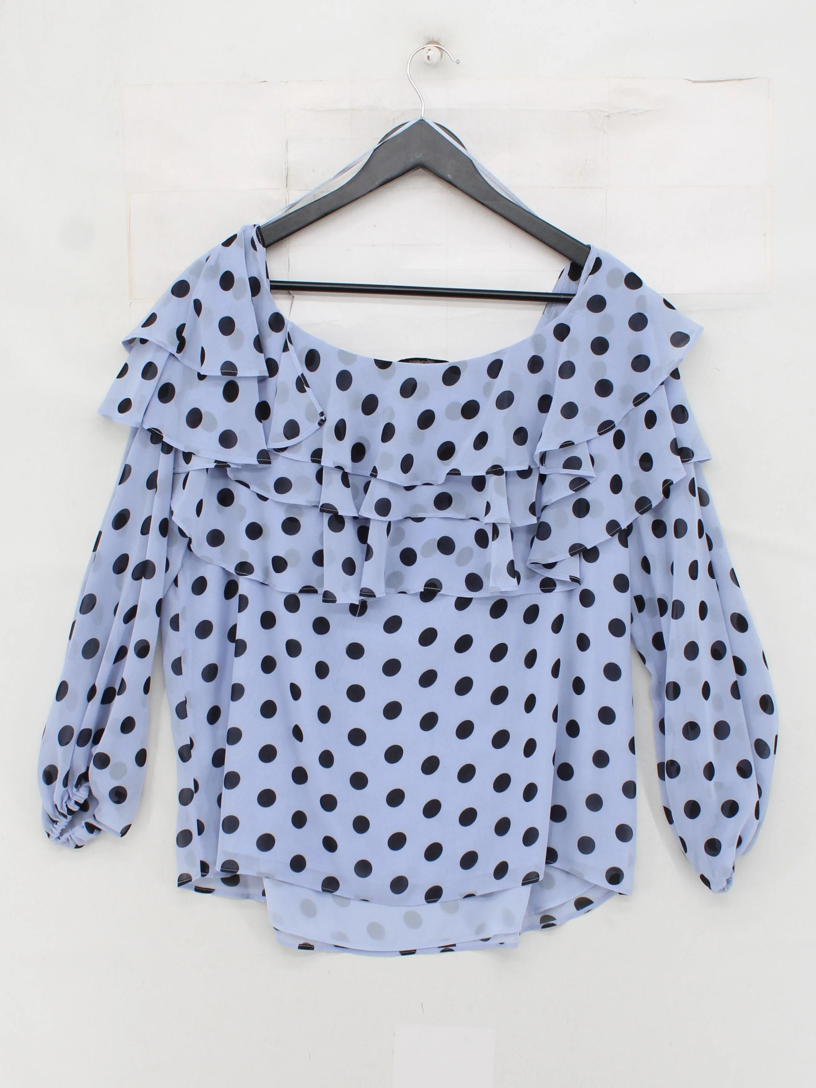 Somerset By Alice Temperley Women's Blouse UK 12 Blue 100% Polyester Basic - Image 2