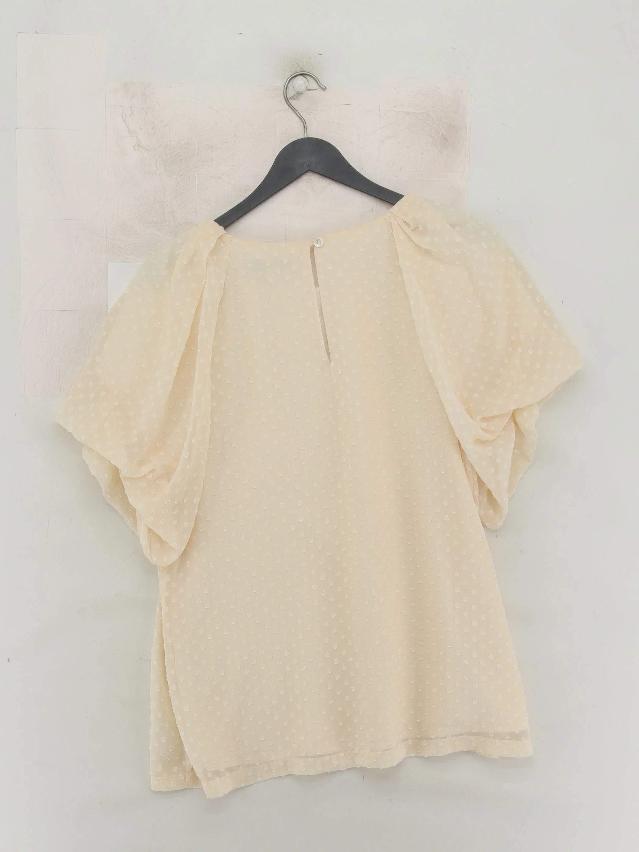 Somerset By Alice Temperley Women's Top UK 14 Cream 100% Polyester Basic - Image 2