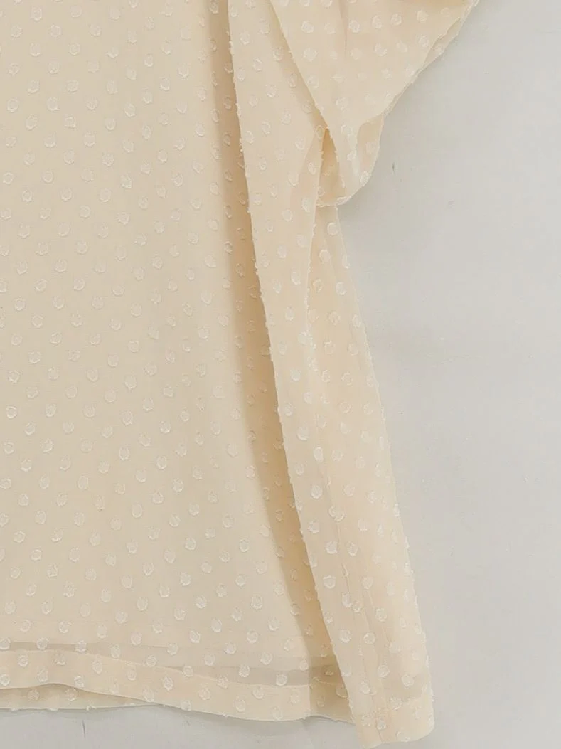 Somerset By Alice Temperley Women's Top UK 14 Cream 100% Polyester Basic - Image 4