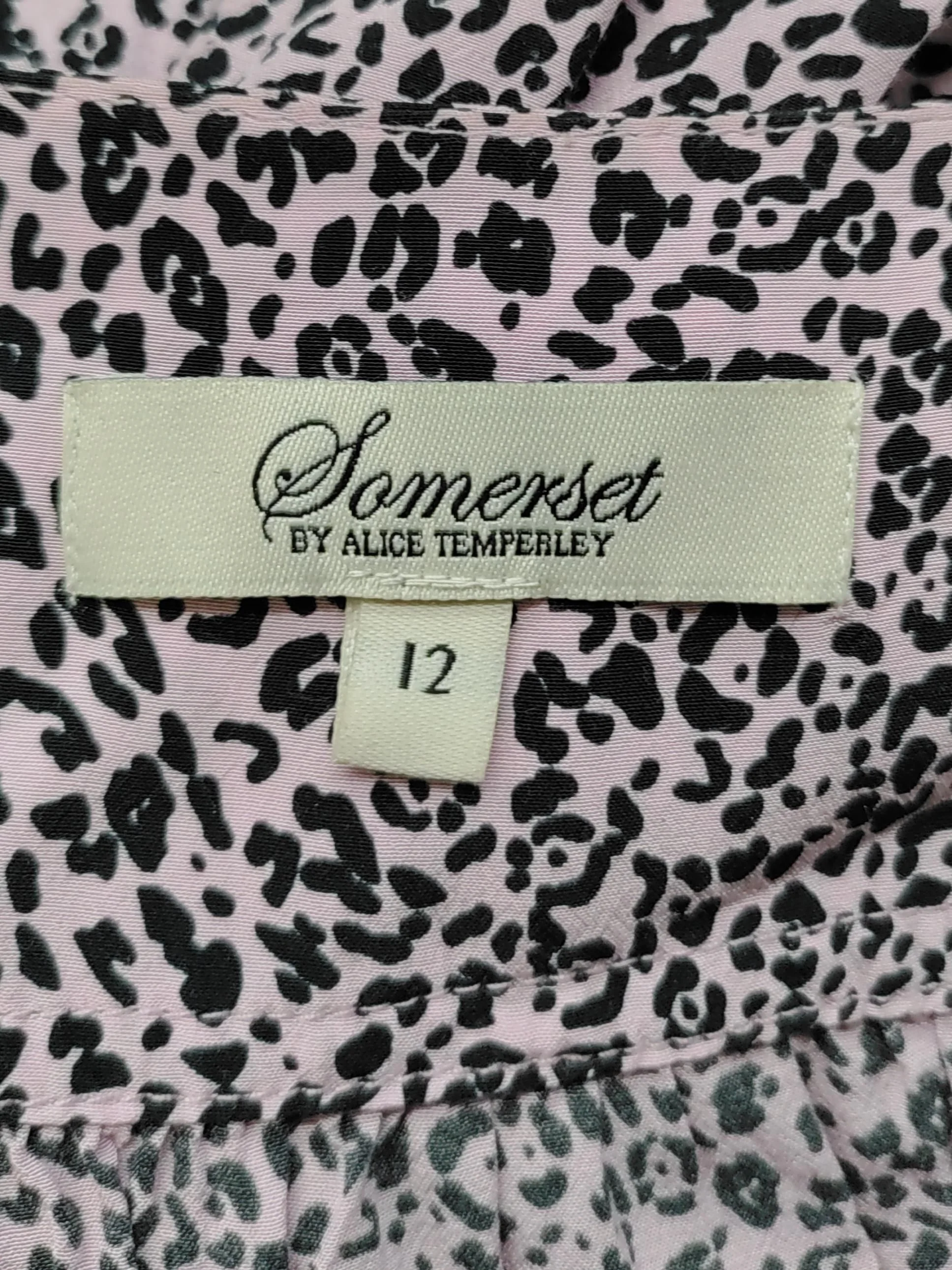 Somerset by Alice Temperley Wrap Midi Dress UK12 in Pink - Image 5