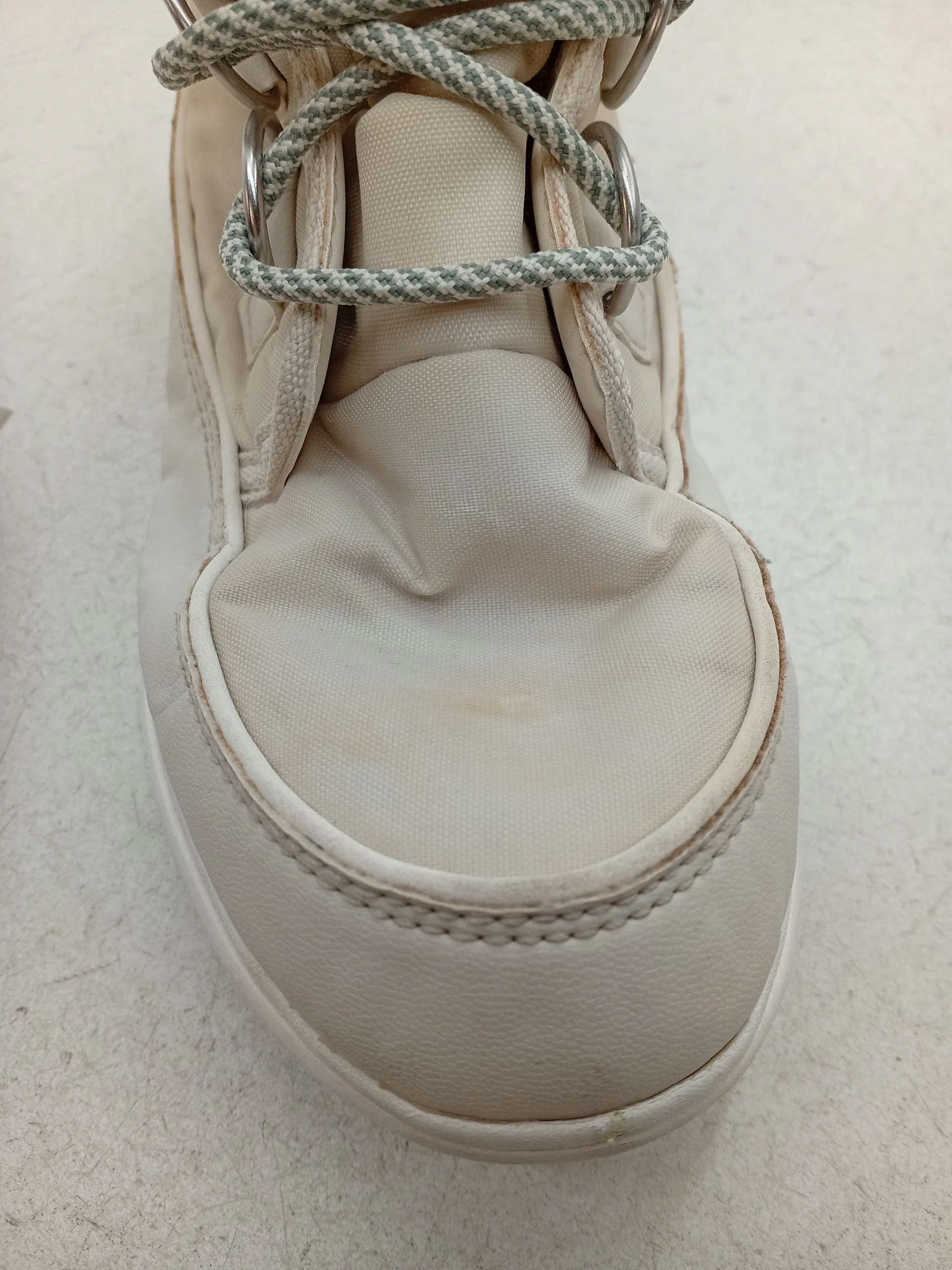 Sorel Women's Boots UK 5.5 Cream Nylon with Faux Leather, Faux Fur Combat - Image 8