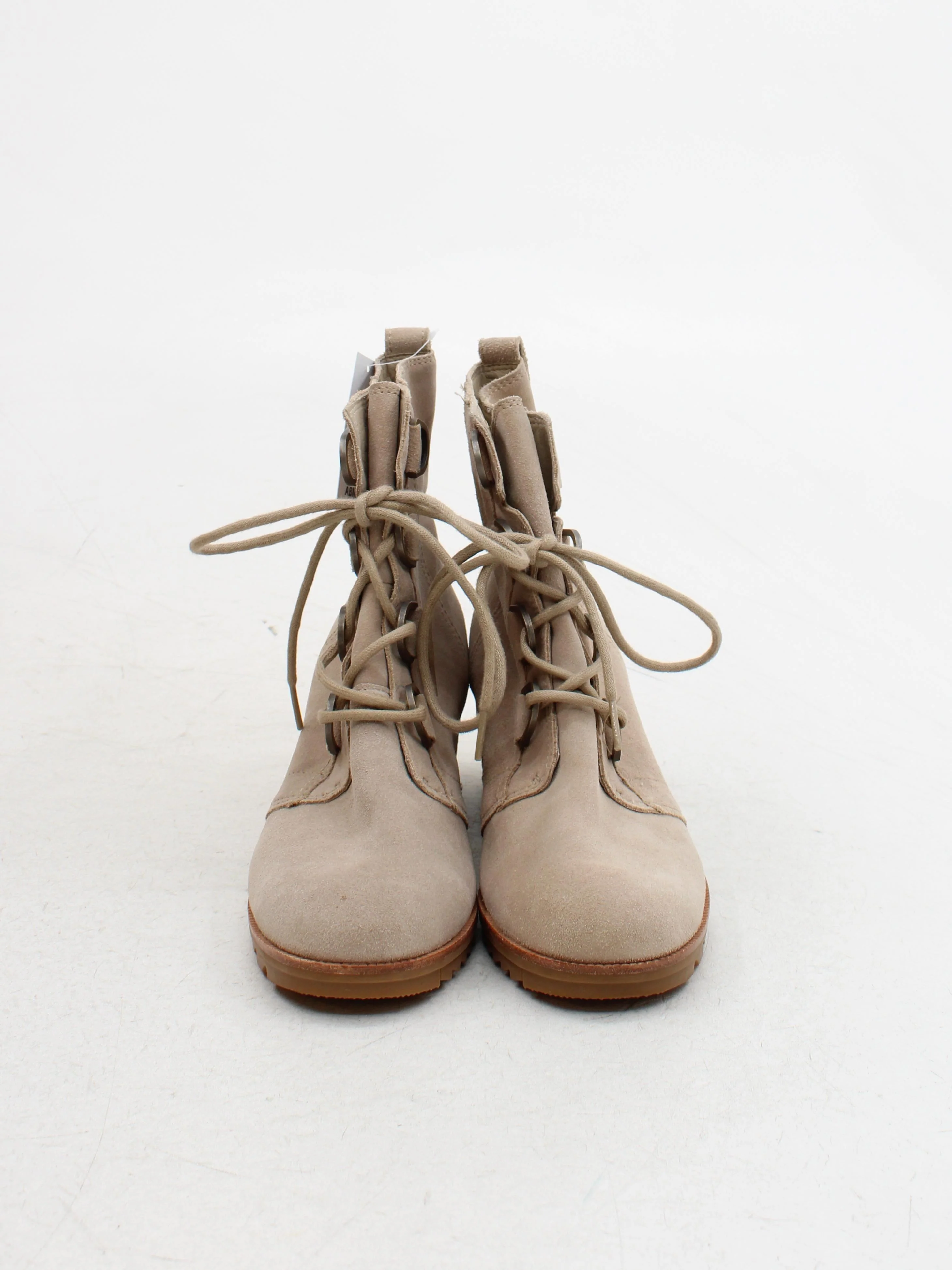 Sorel Women's Boots UK 7 Tan 100% Suede Combat - Image 2