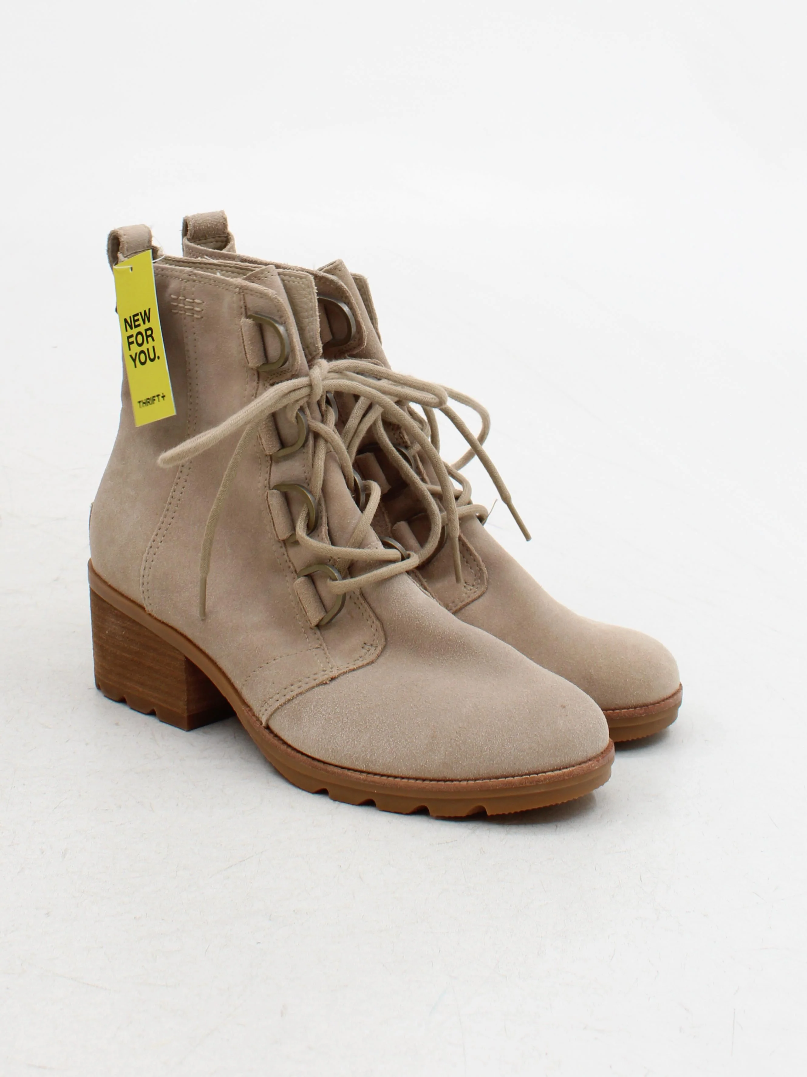 Sorel Women's Boots UK 7 Tan 100% Suede Combat - Image 4