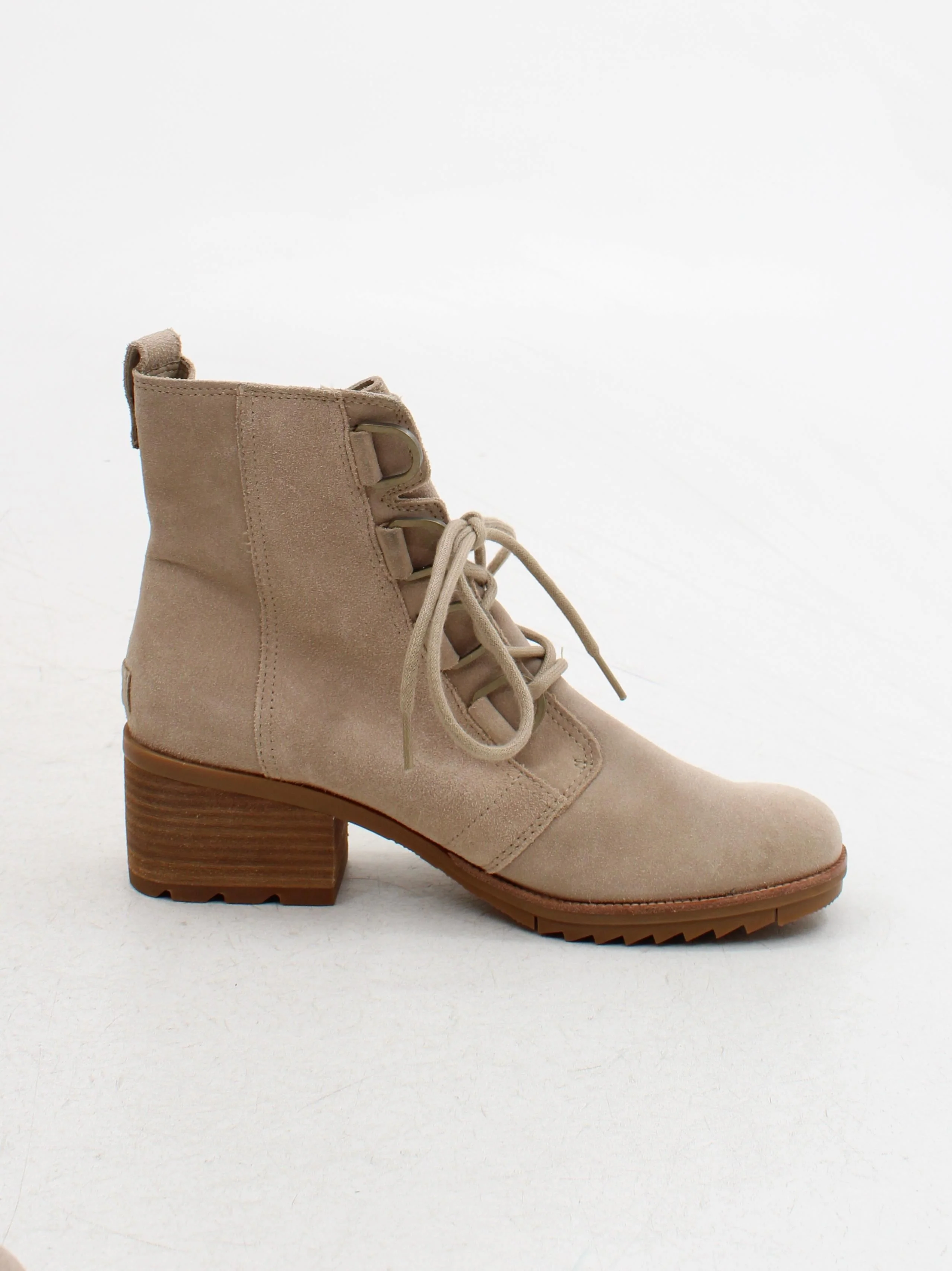 Sorel Women's Boots UK 7 Tan 100% Suede Combat - Image 5