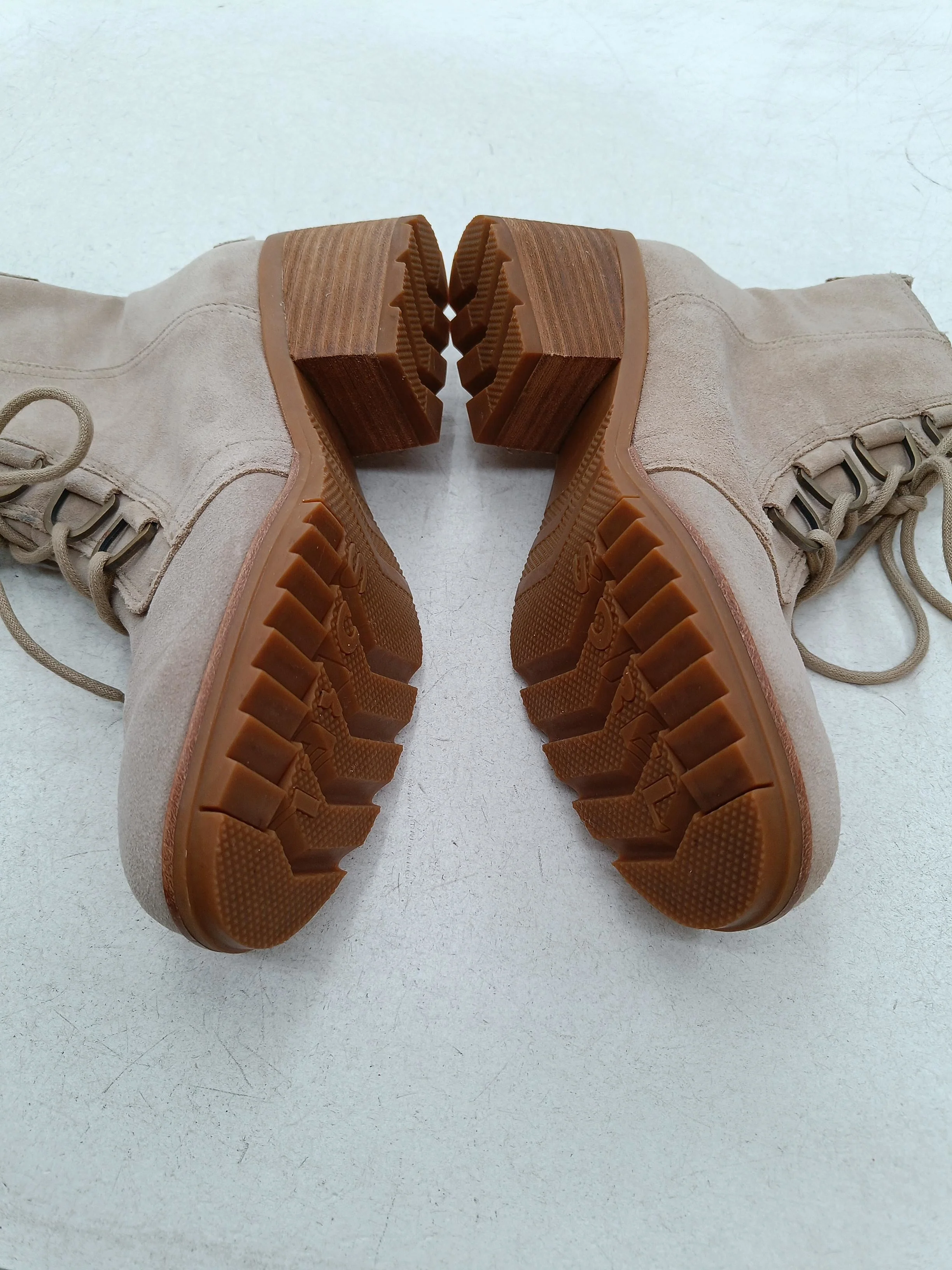Sorel Women's Boots UK 7 Tan 100% Suede Combat - Image 7