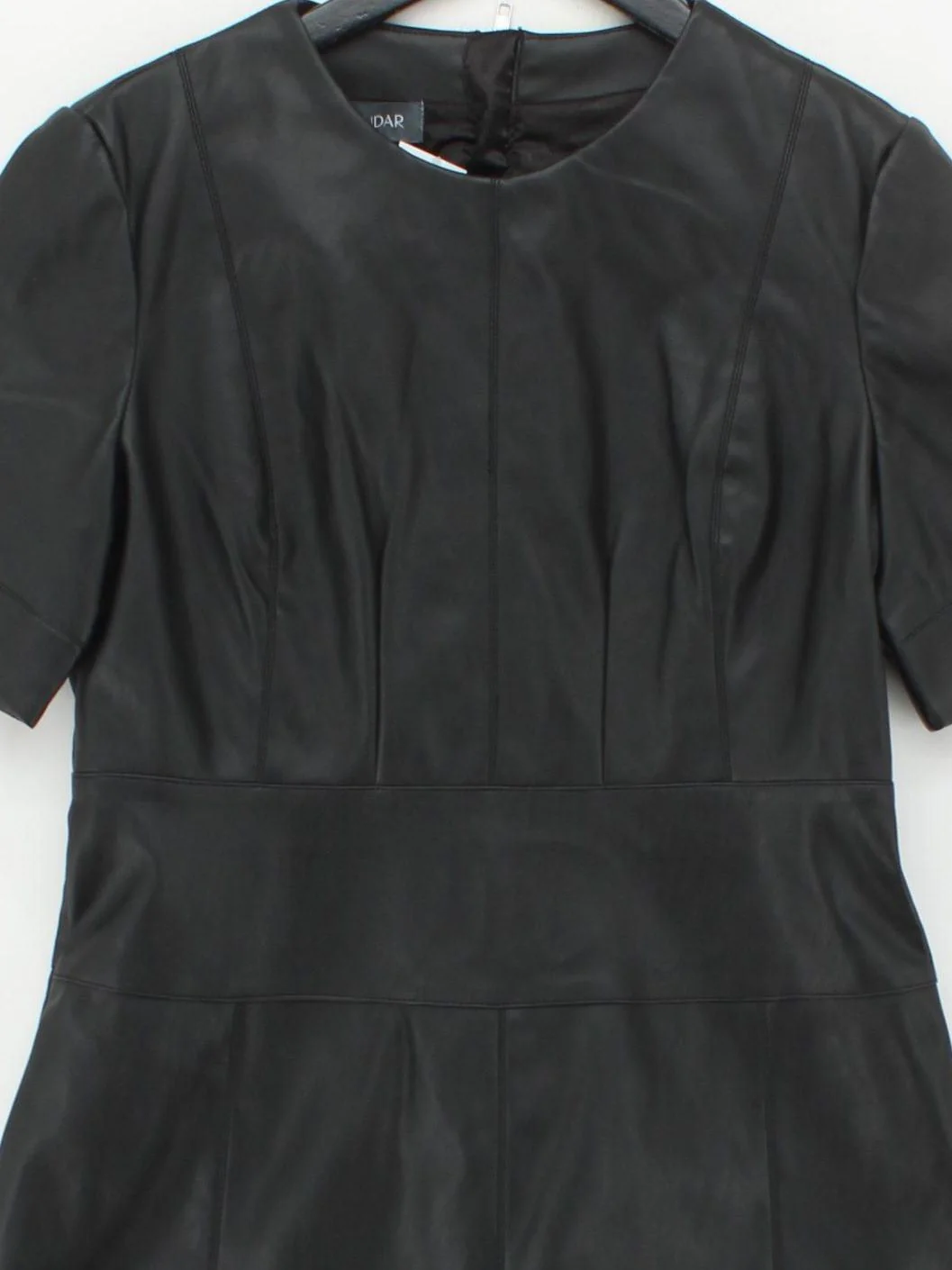 Sosandar A-Line Mini Dress UK14 in Black - Image 3