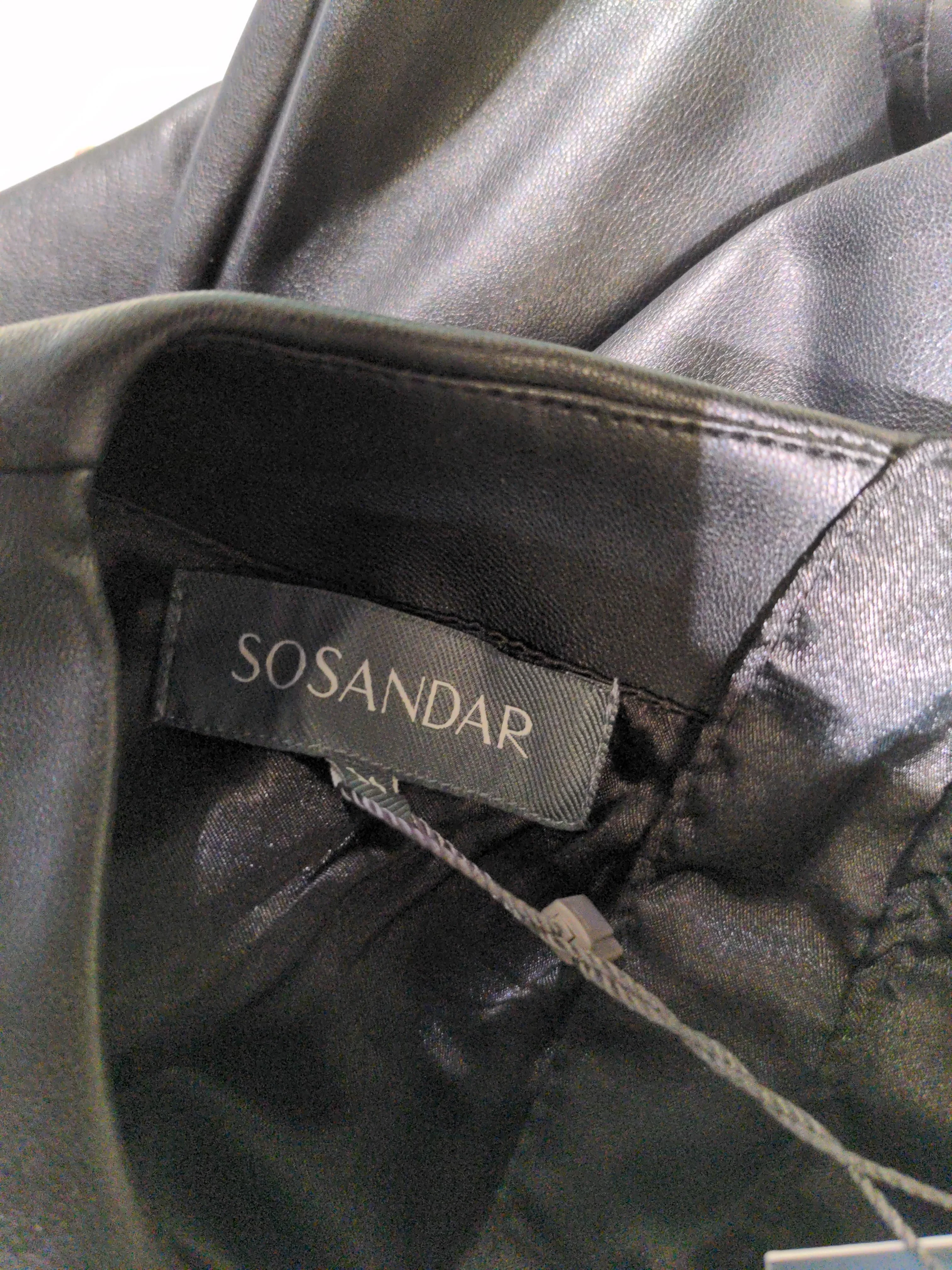 Sosandar A-Line Mini Dress UK14 in Black - Image 5