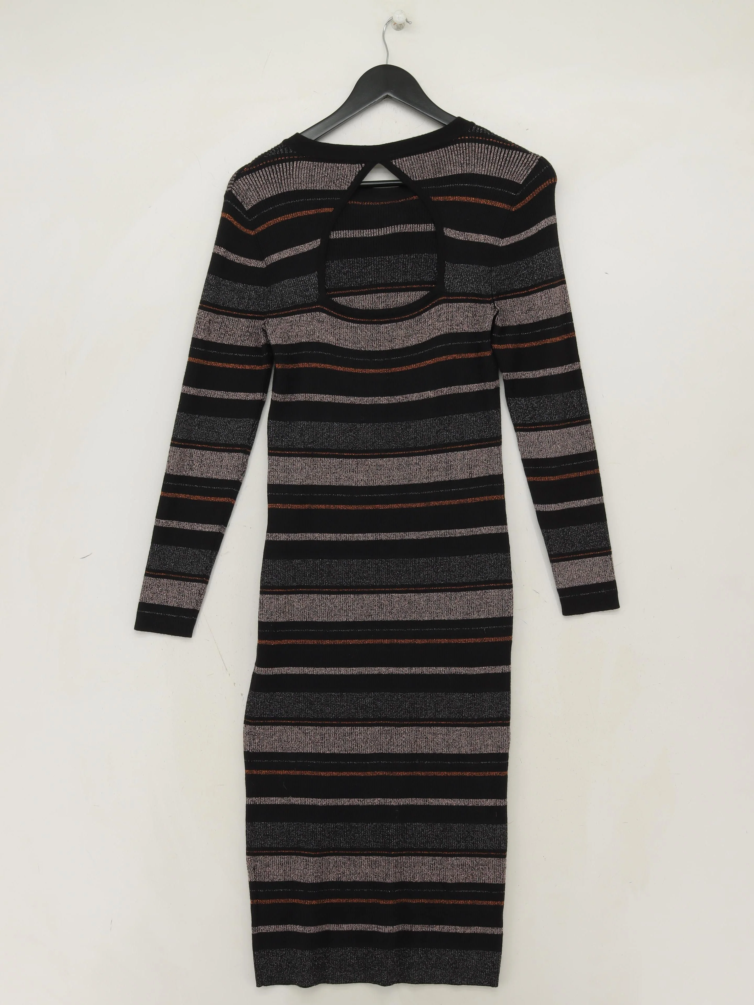Sosandar Bodycon Midi Dress UK12 in Black - Image 2
