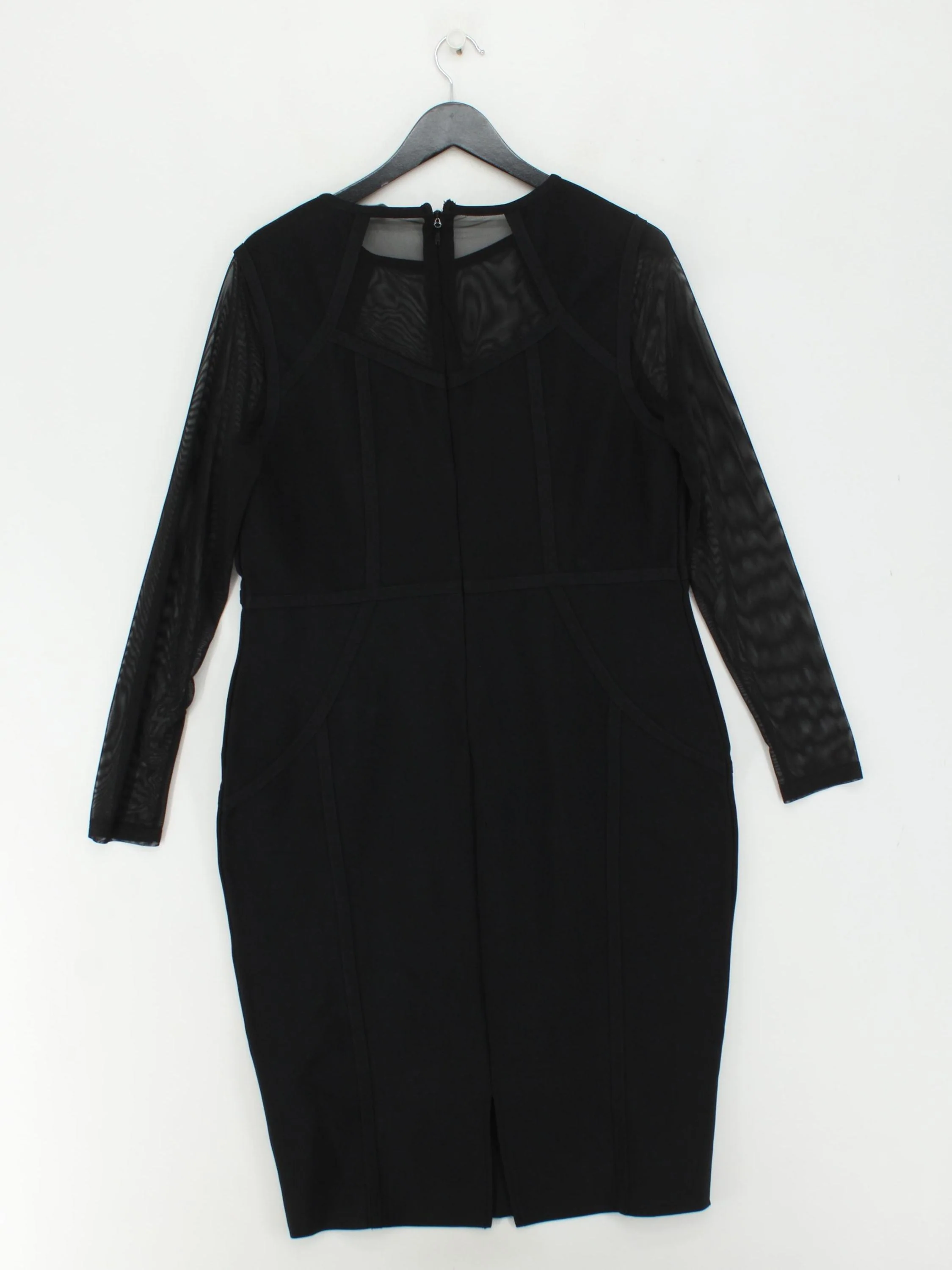 Sosandar Bodycon Midi Dress UK20 in Black - Image 2