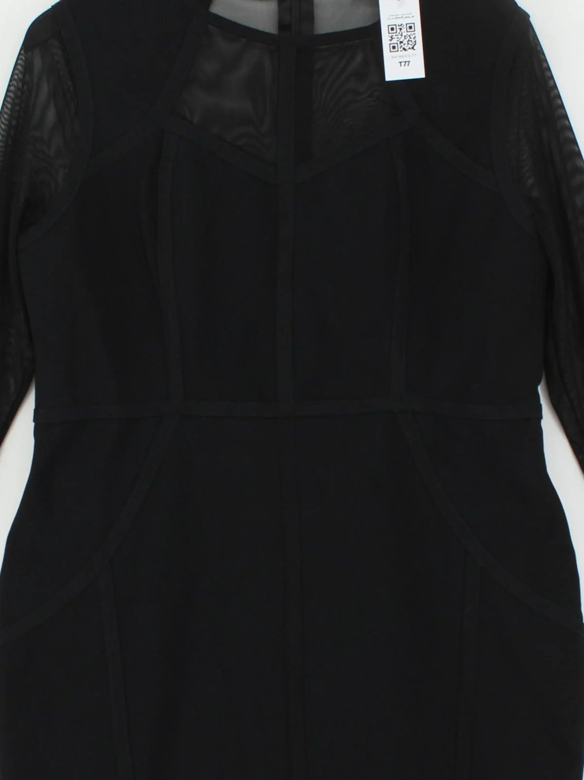 Sosandar Bodycon Midi Dress UK20 in Black - Image 3