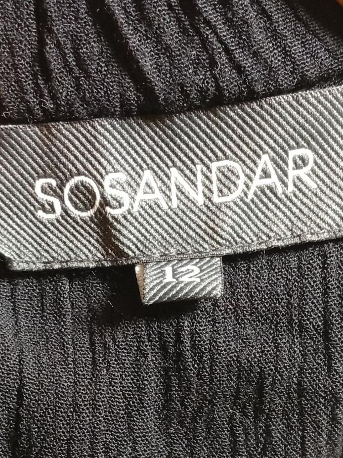 Sosandar Maxi Dress UK12 in Black - Image 5