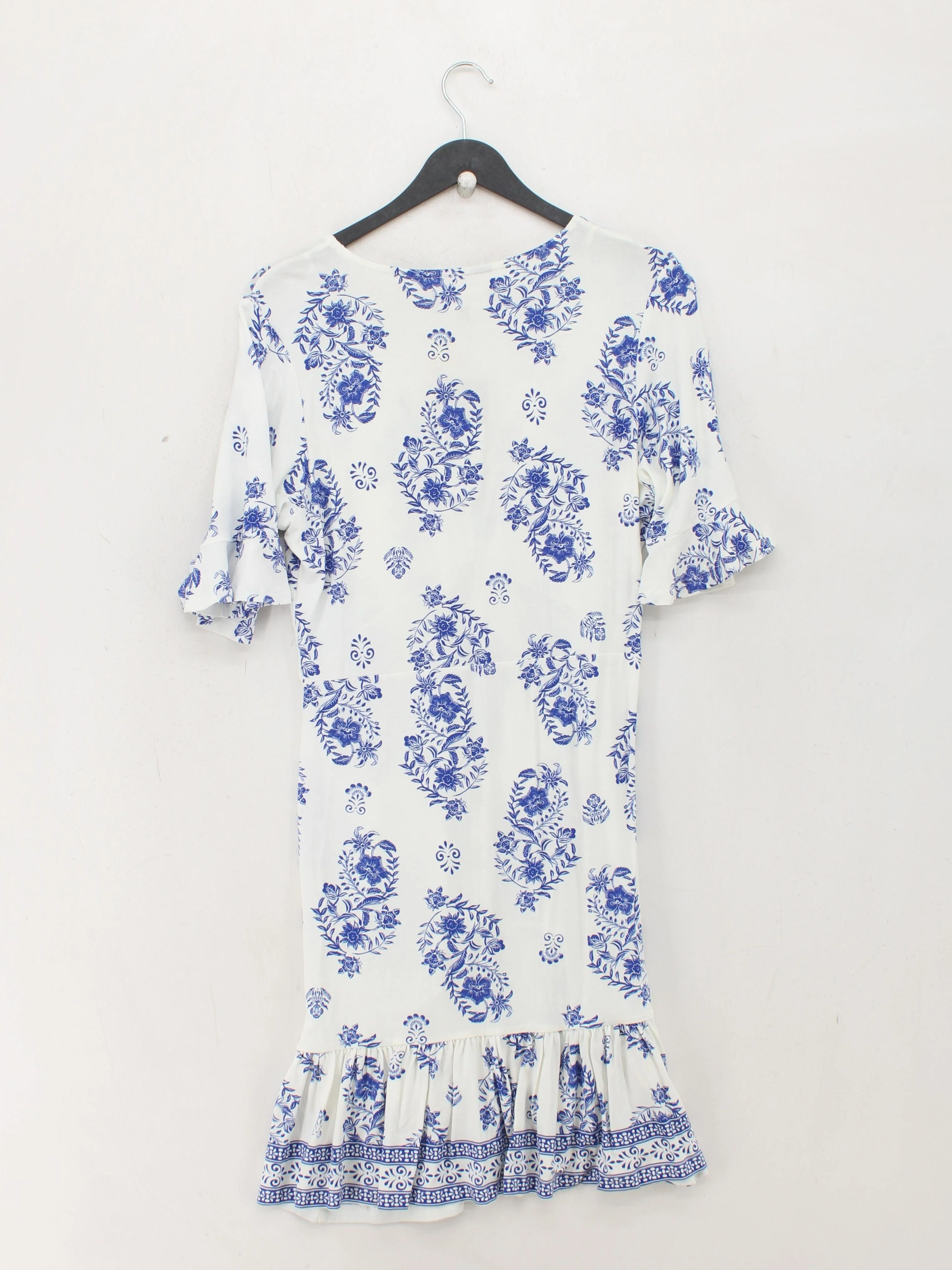 Sosandar Mini Dress UK10 in White - Image 2
