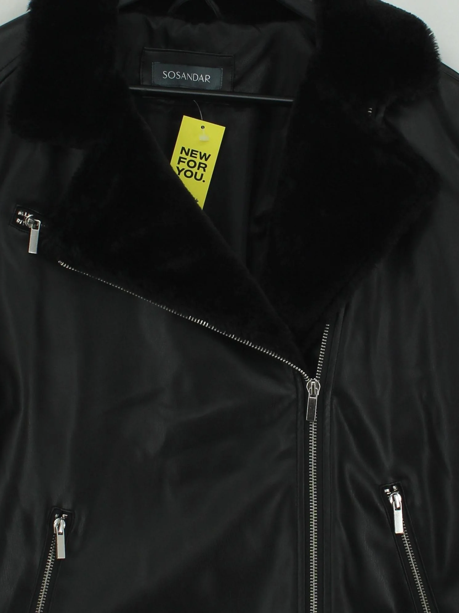 Sosandar Motorcycle Jacket jacket black - Image 3